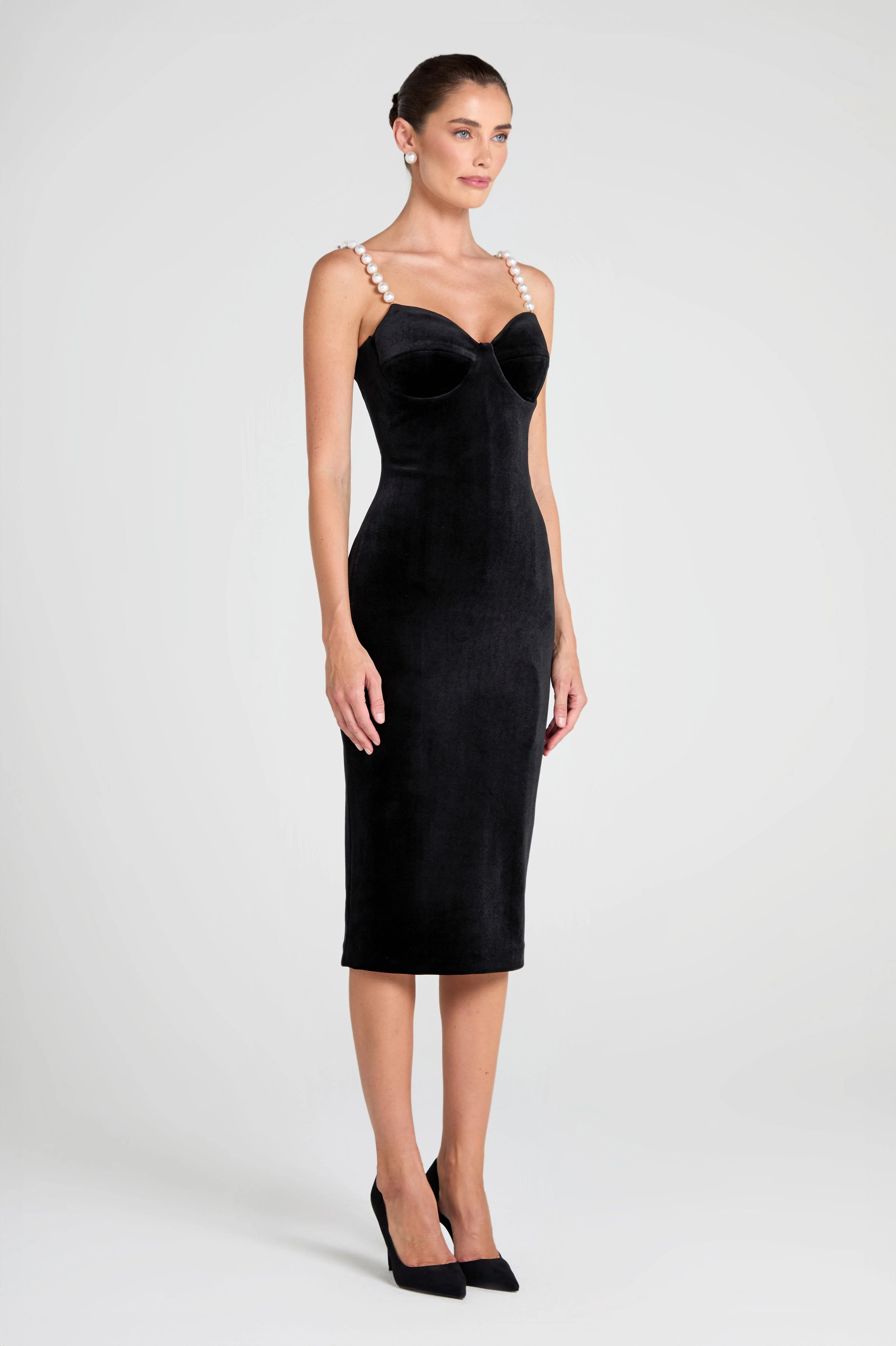 Emily Black Dress - Image 3