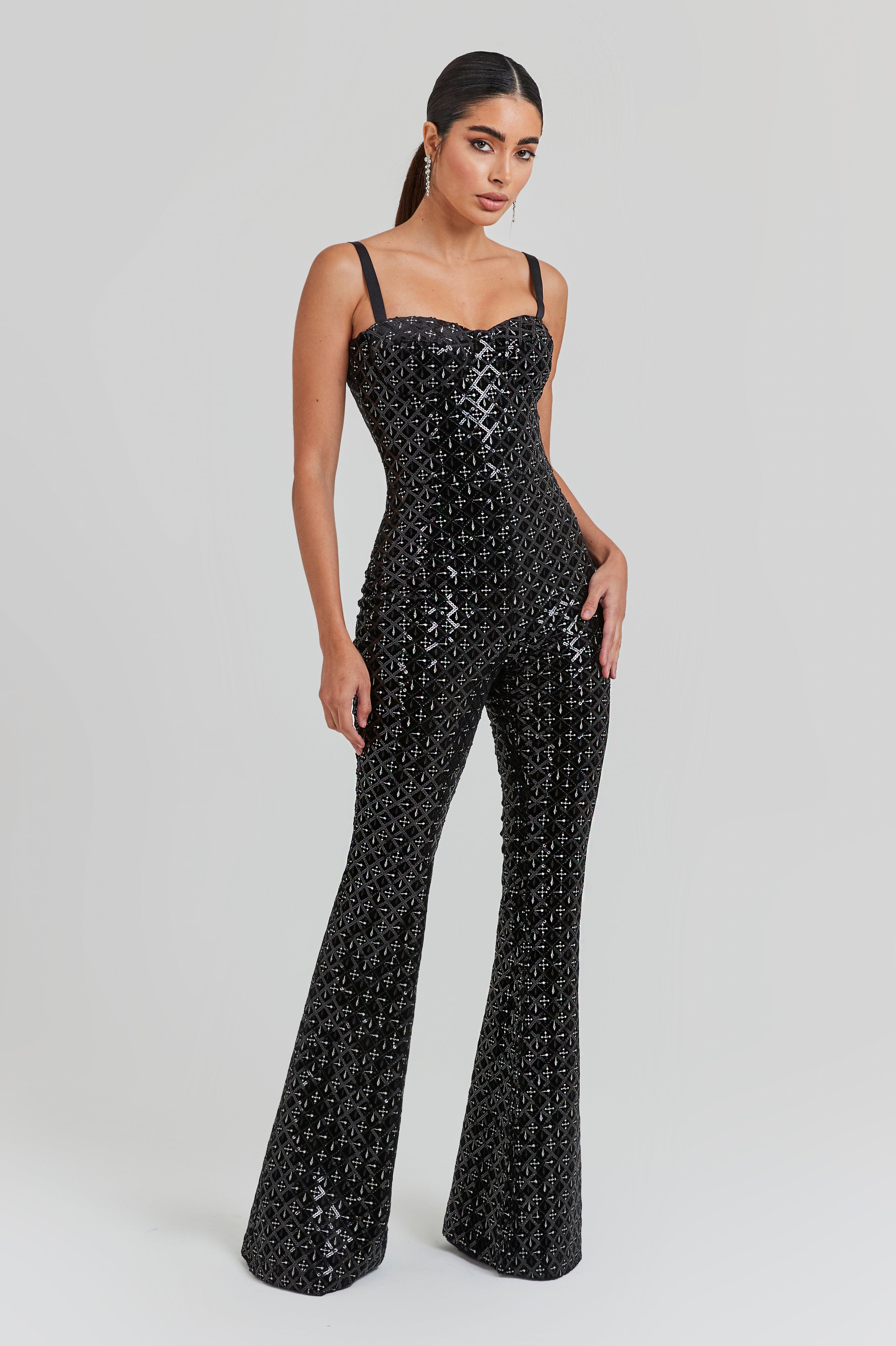 Hailey Black Jumpsuit - Image 3