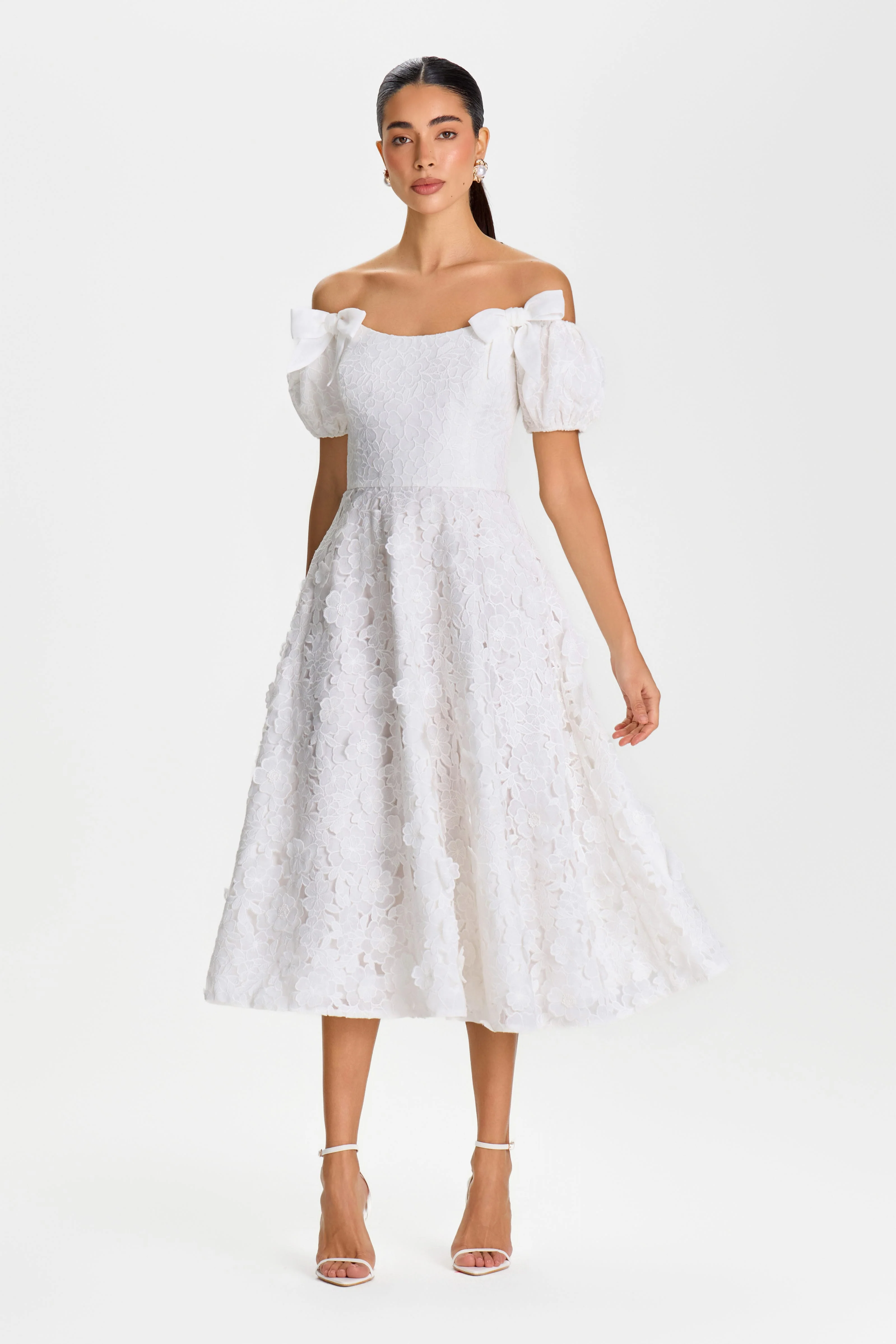 Hannah White Dress - Image 2