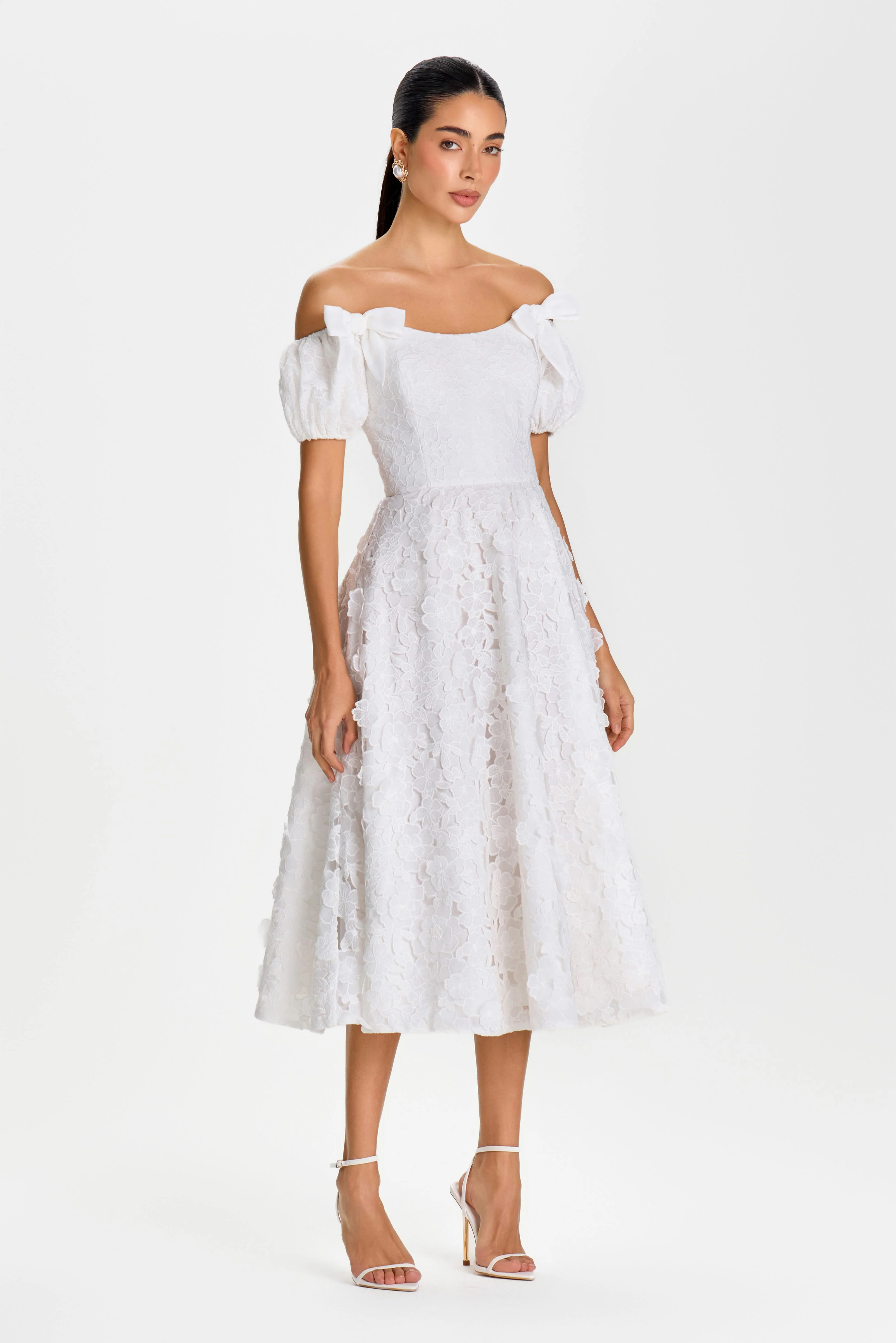 Hannah White Dress - Image 3