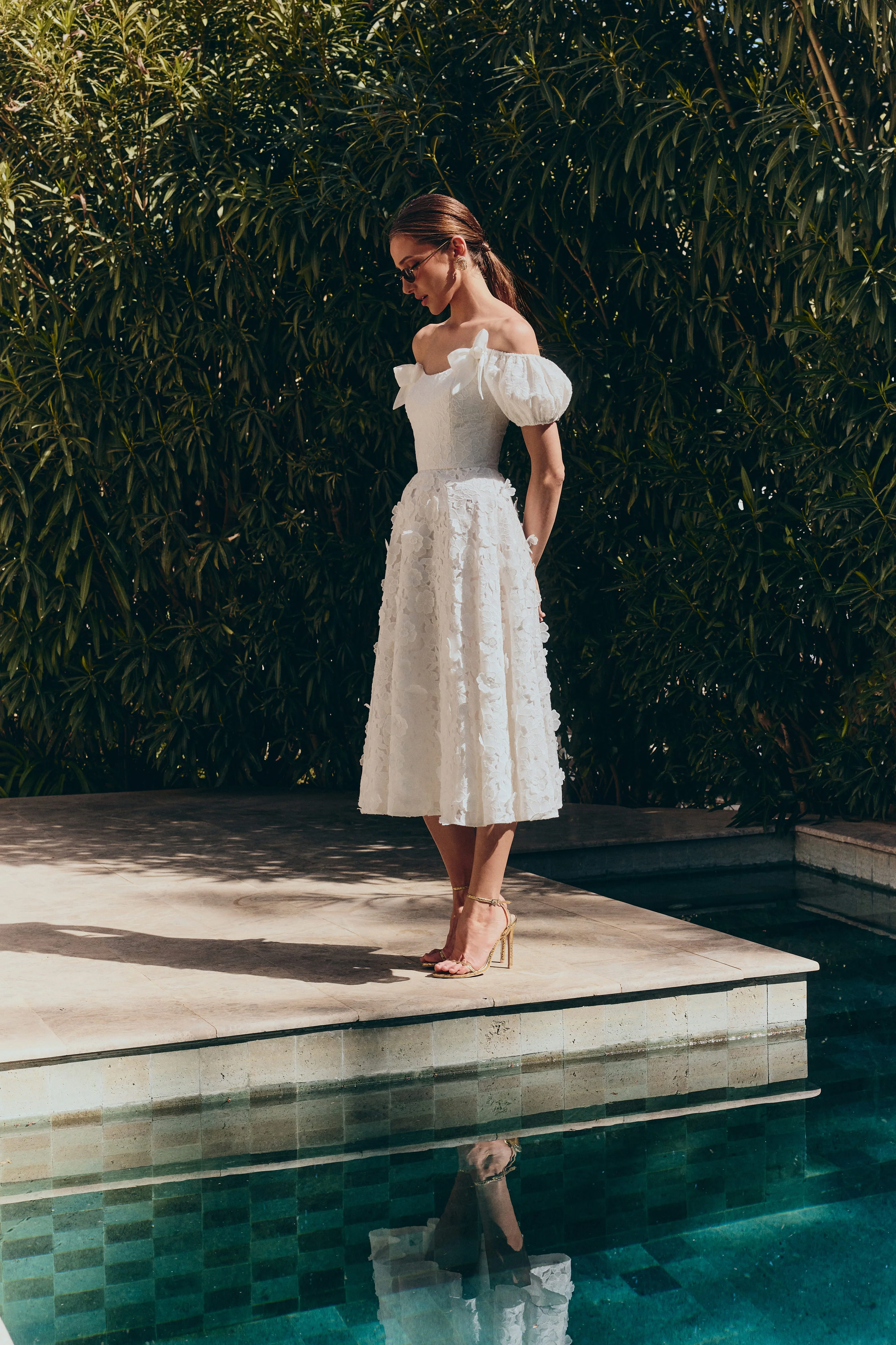 Hannah White Dress - Image 7