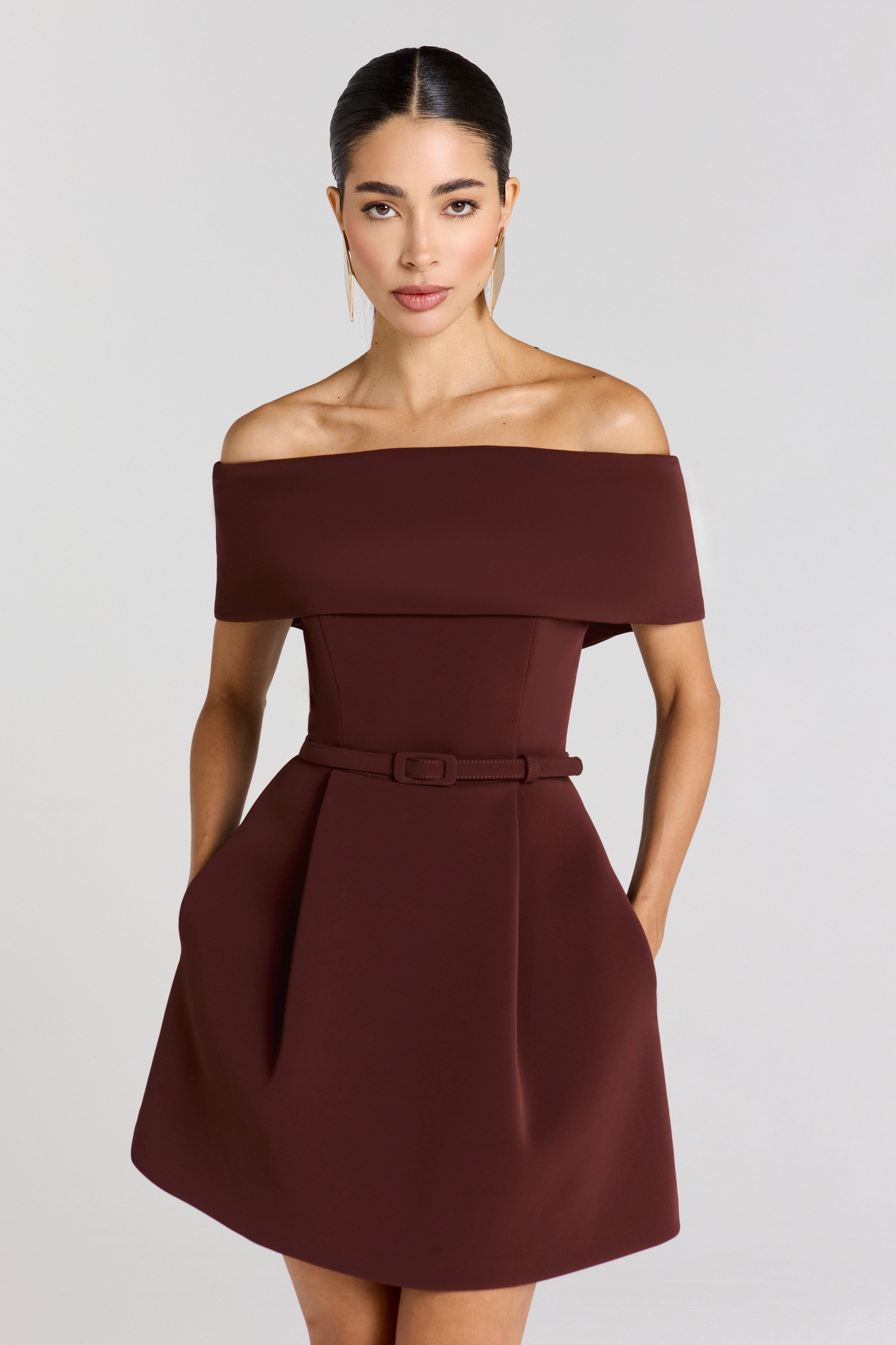 Harper Brown Dress - Image 2