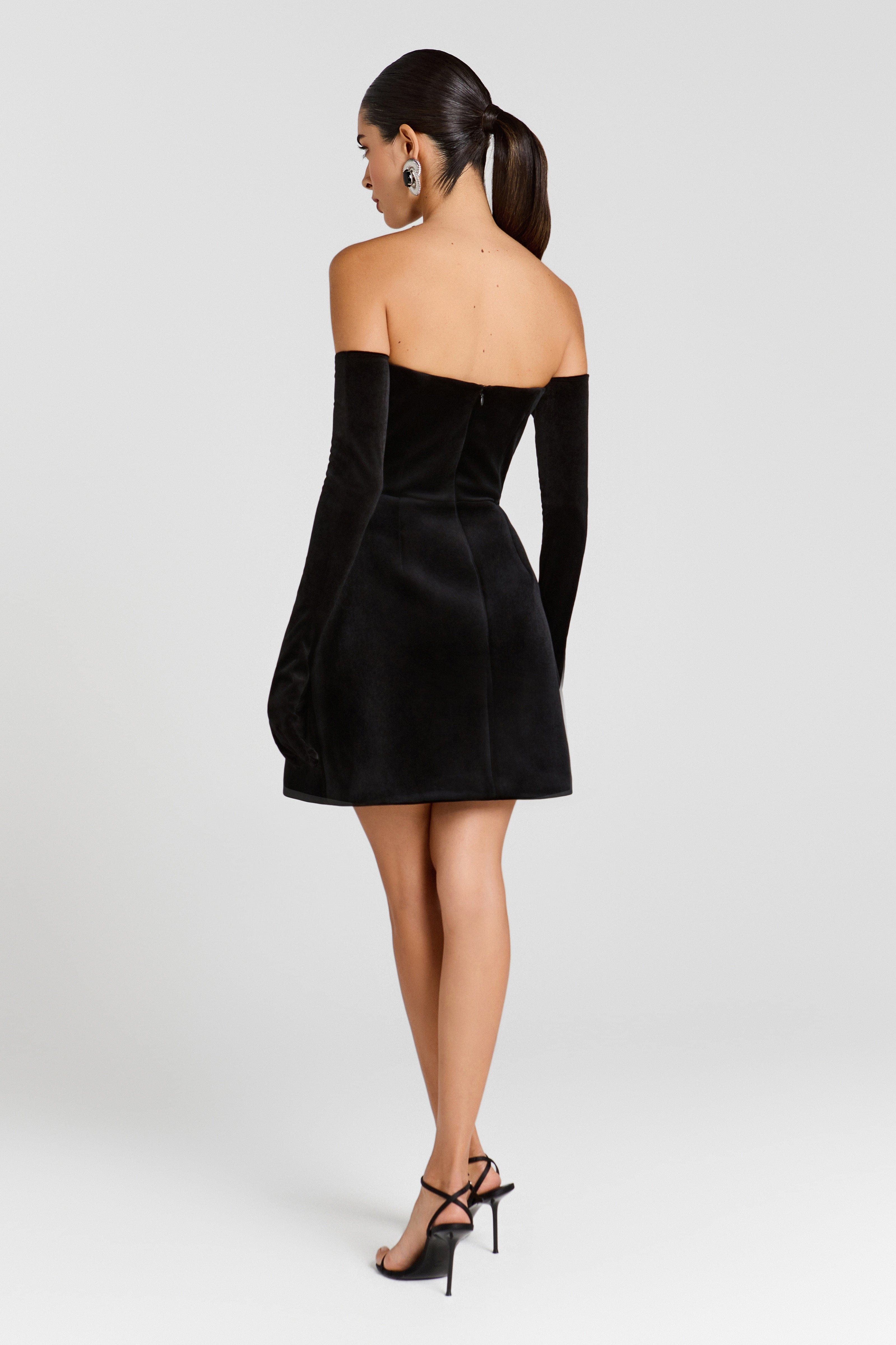 Ines Black Dress - Image 3
