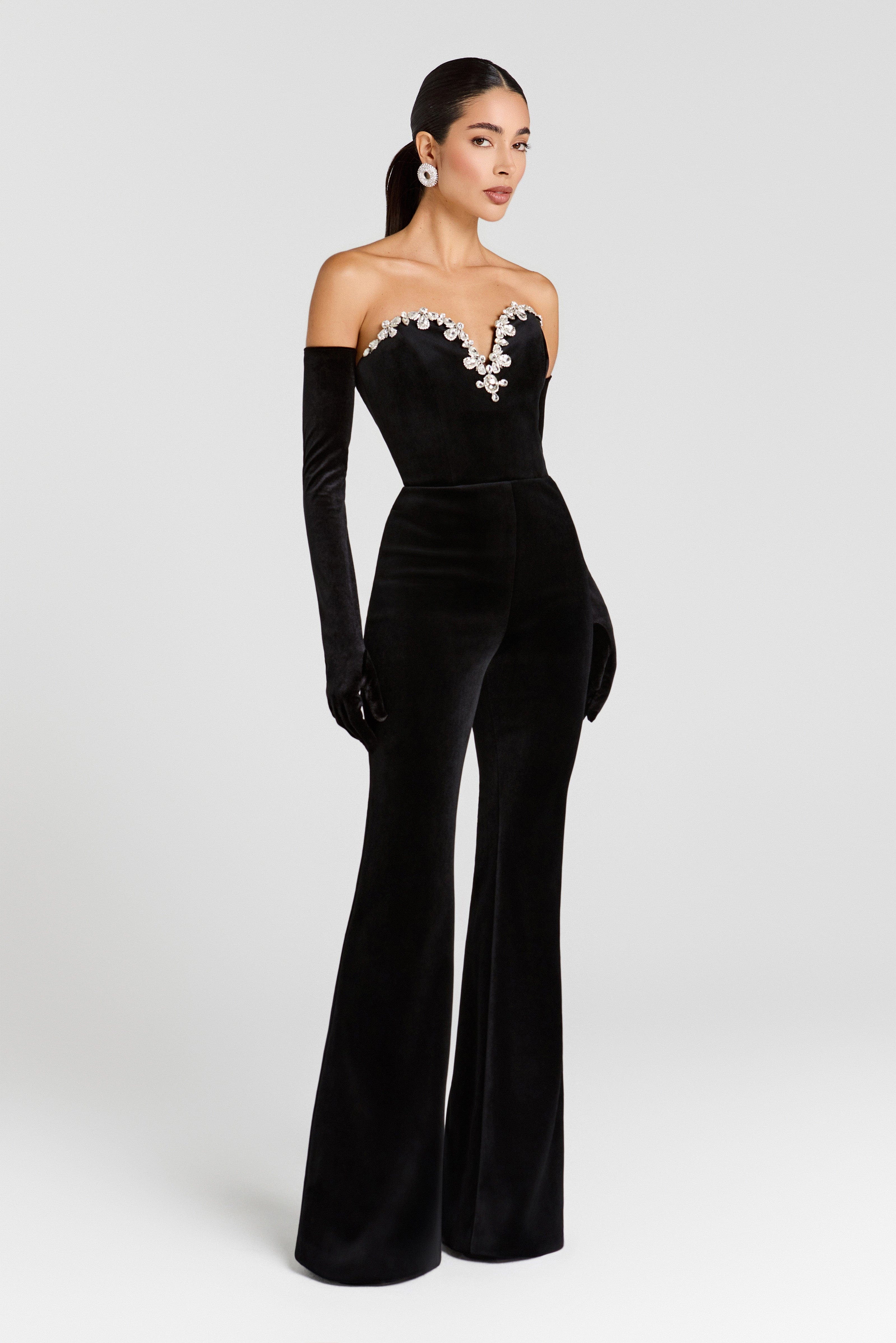 Ines Black Jumpsuit - Image 3