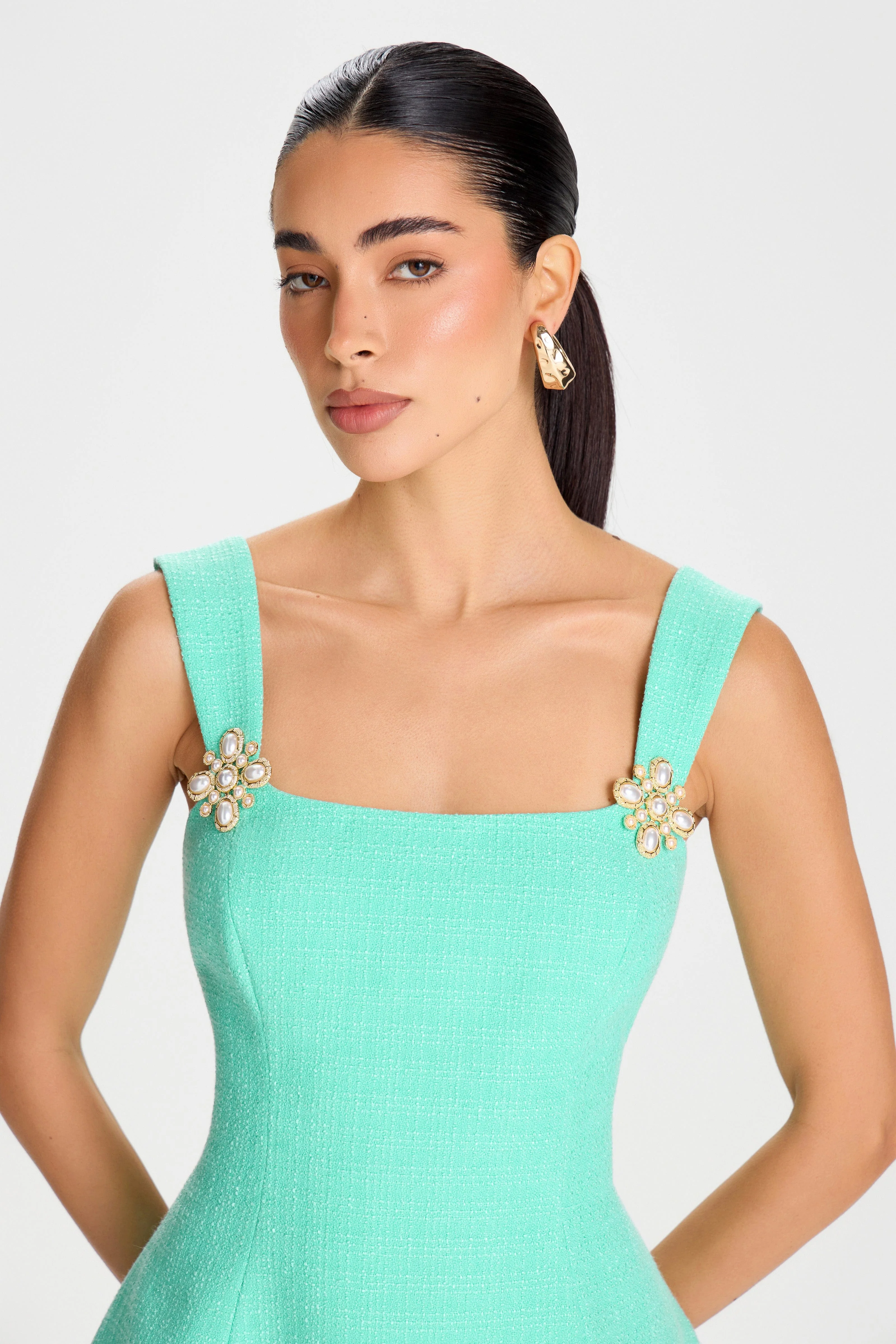Isla Mint Dress - Image 5