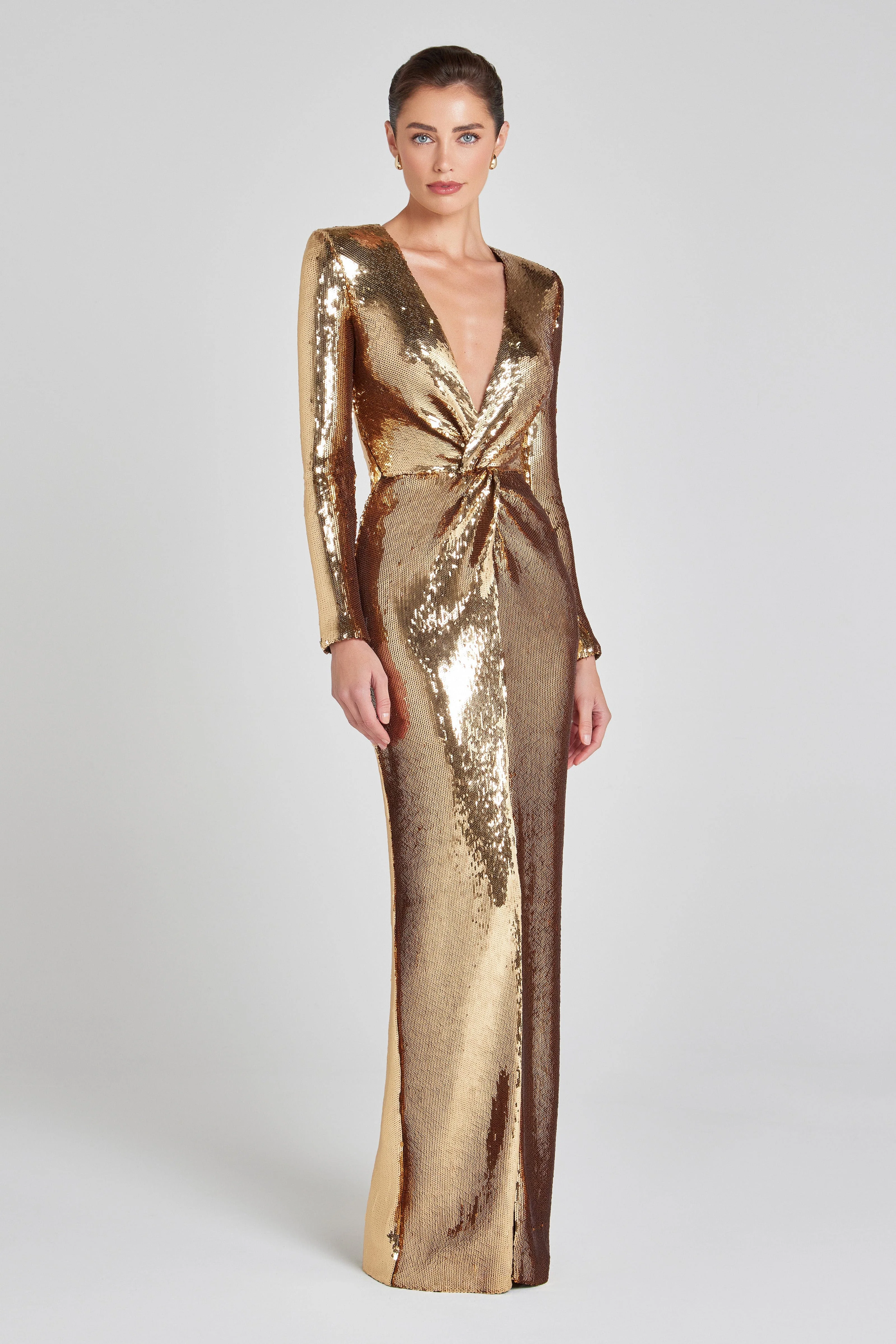 Jennifer Gold Dress - Image 3