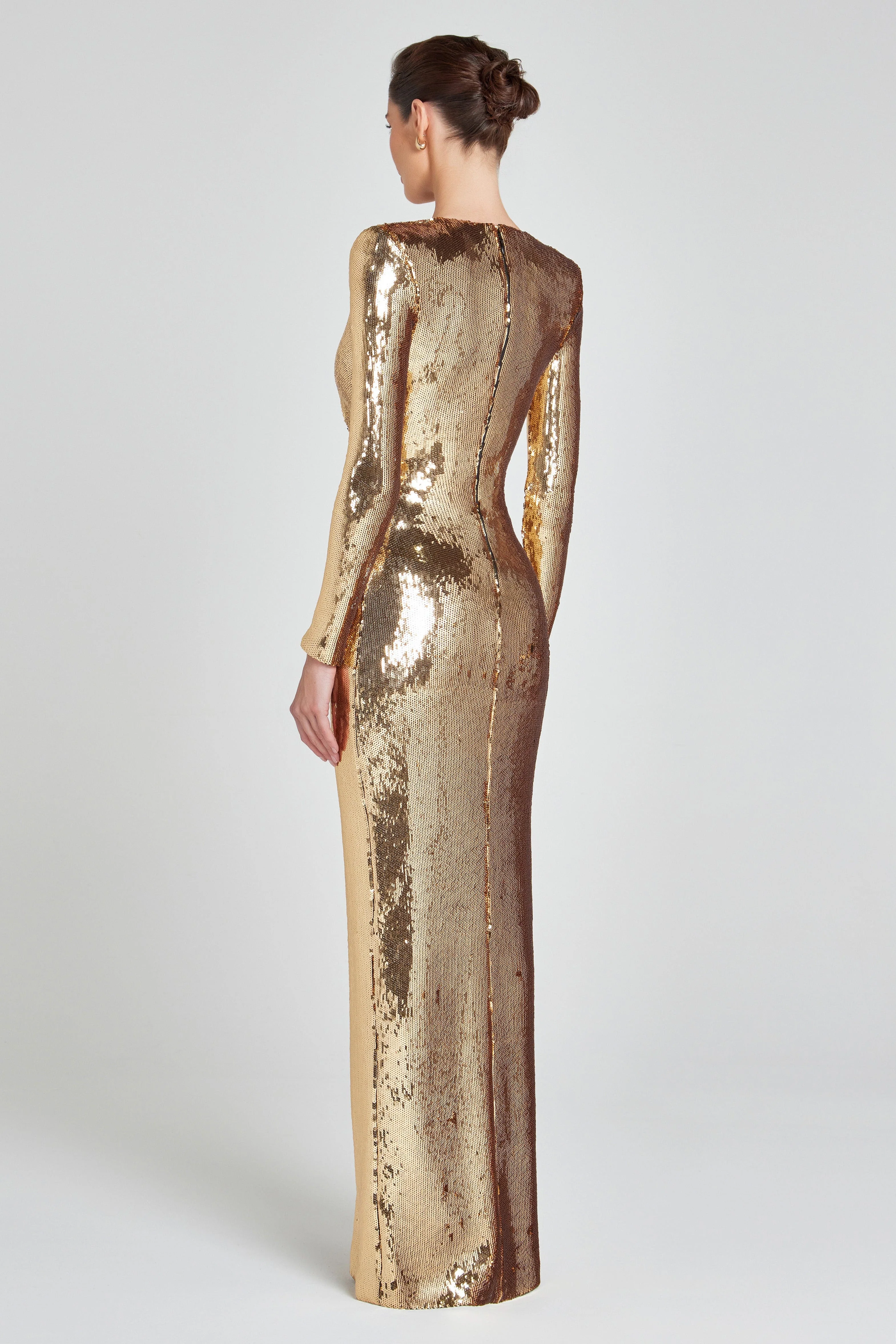 Jennifer Gold Dress - Image 4