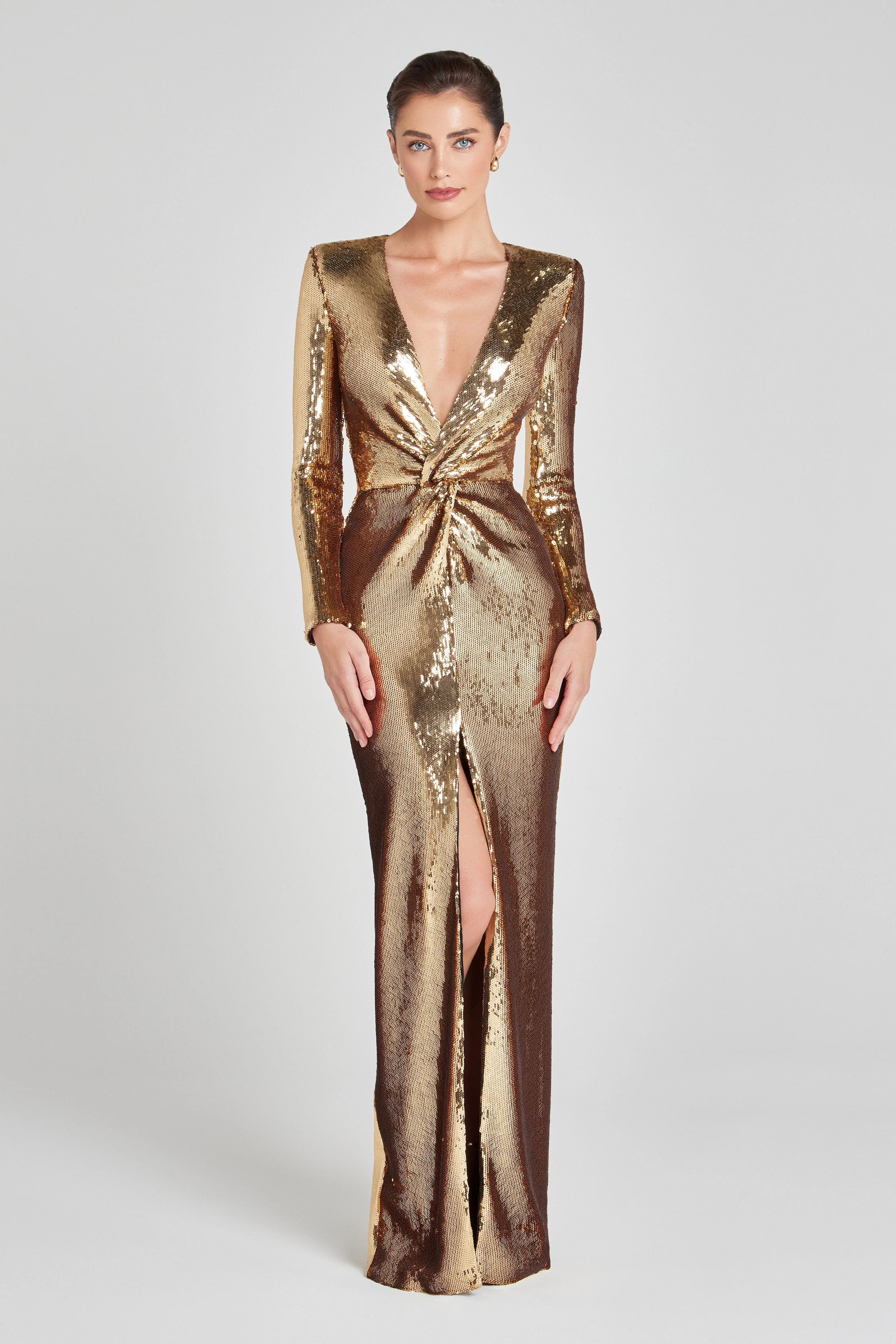 Jennifer Gold Dress - Image 5