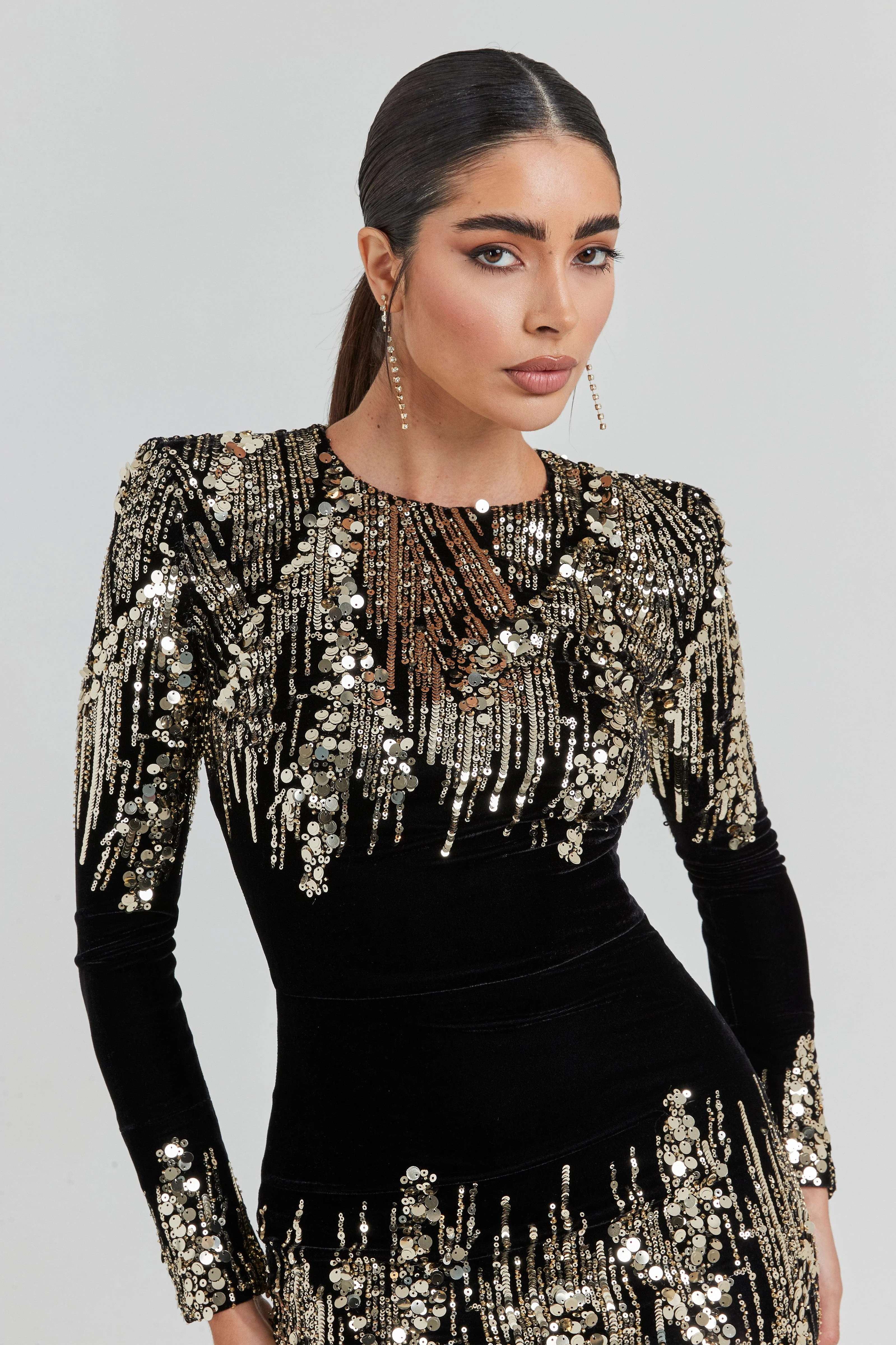 Kyra Black Dress - Image 7