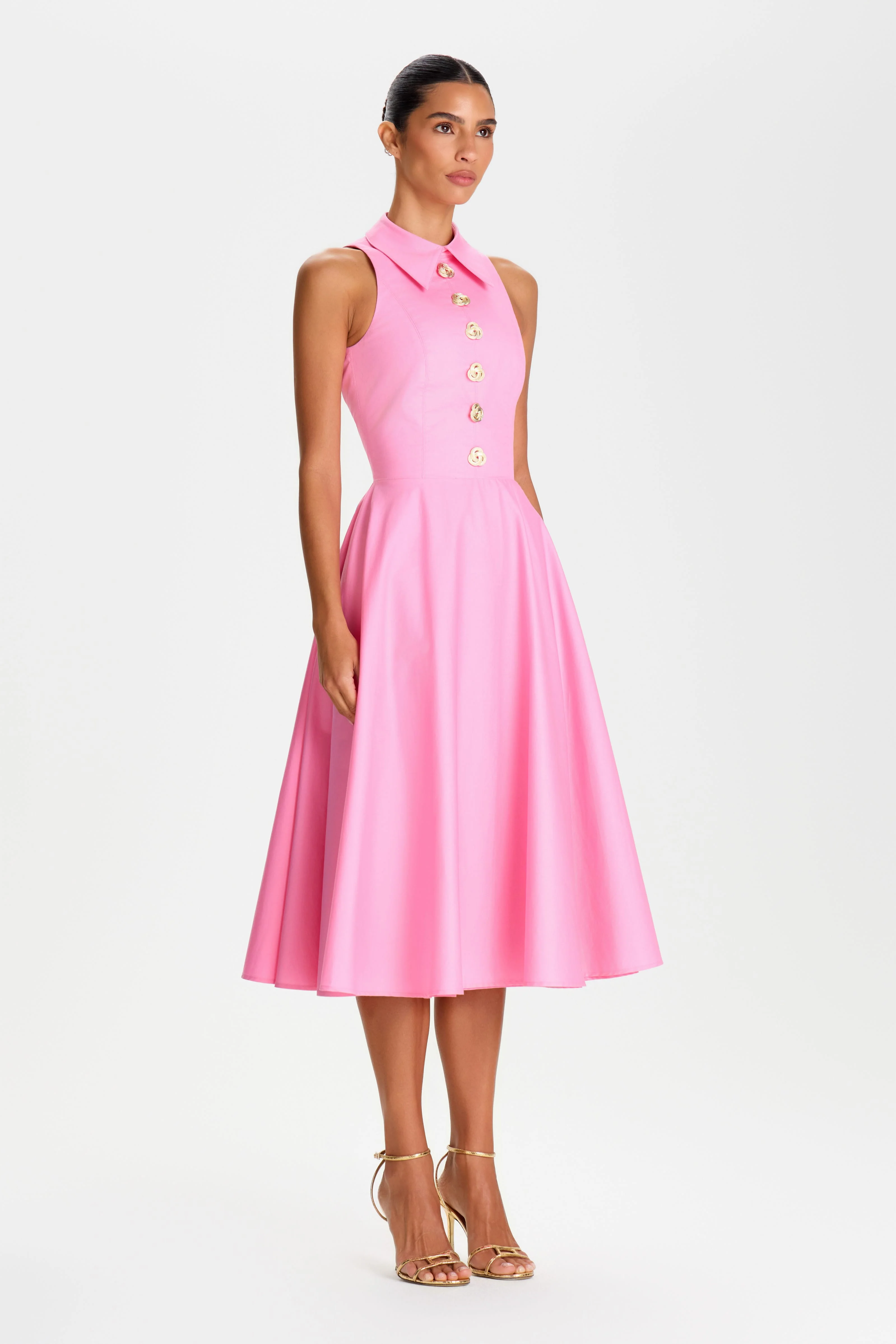 Laura Pink Dress - Image 4