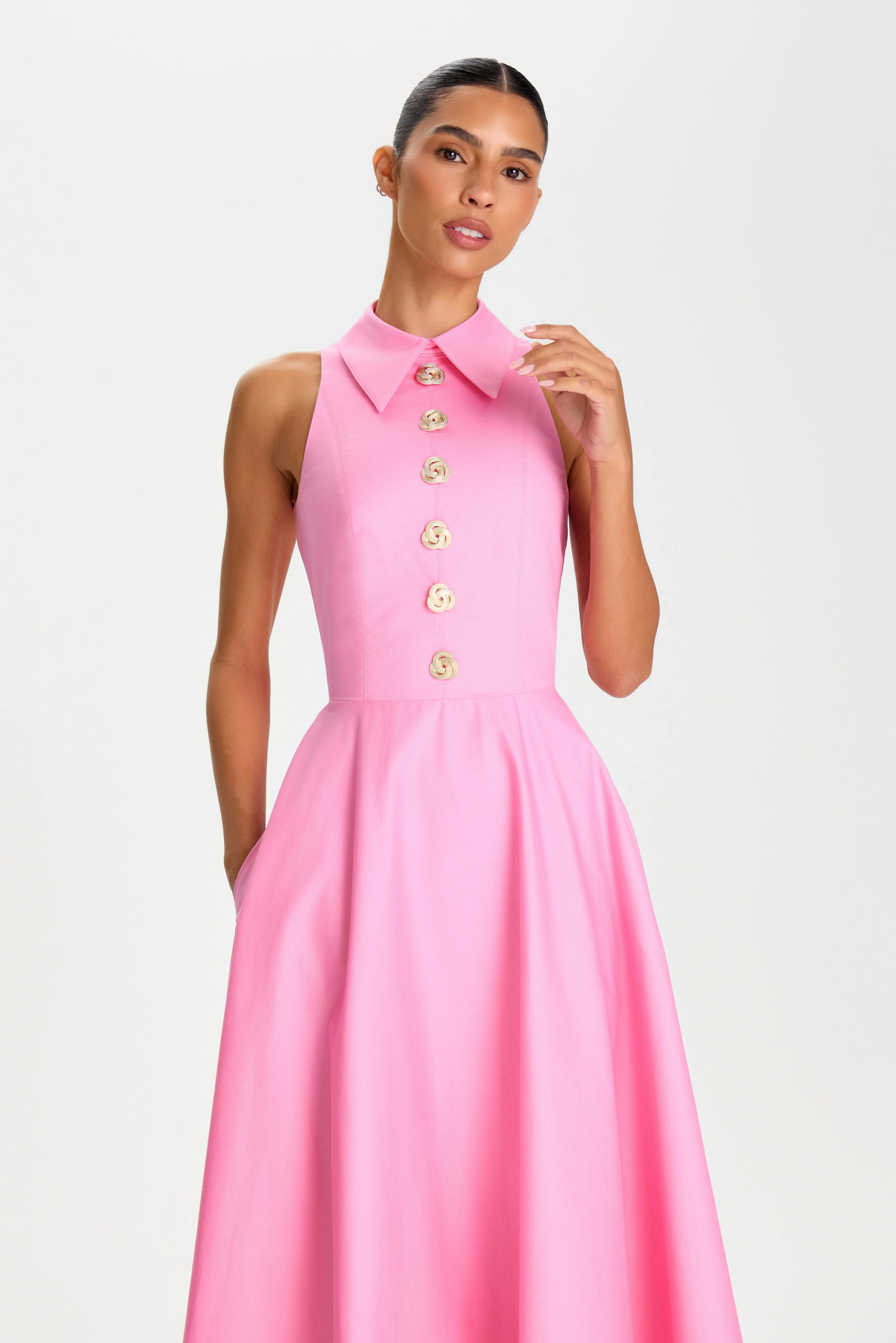 Laura Pink Dress - Image 6