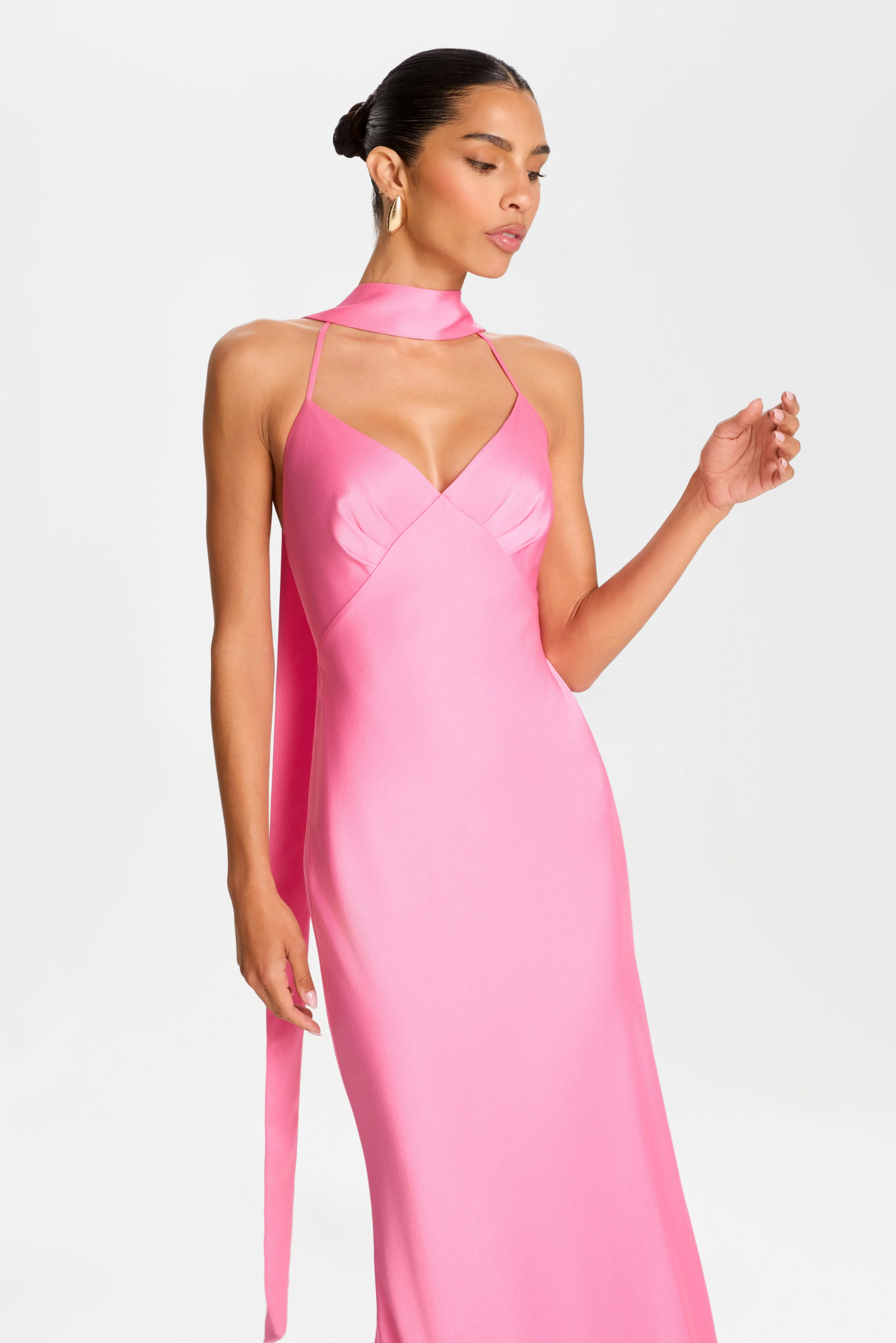 Leanna Pink Dress - Image 6