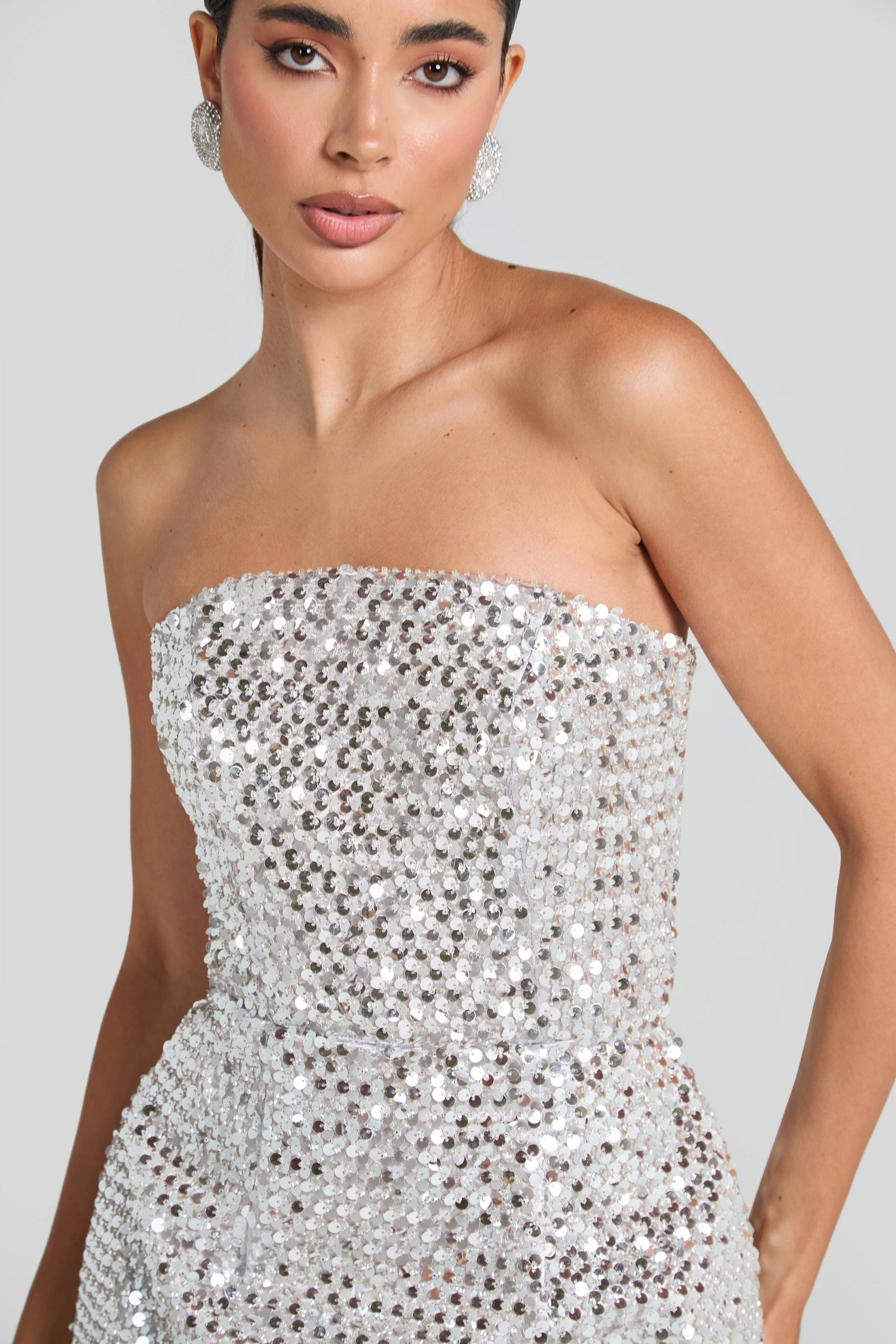 Lucia Silver Dress - Image 6