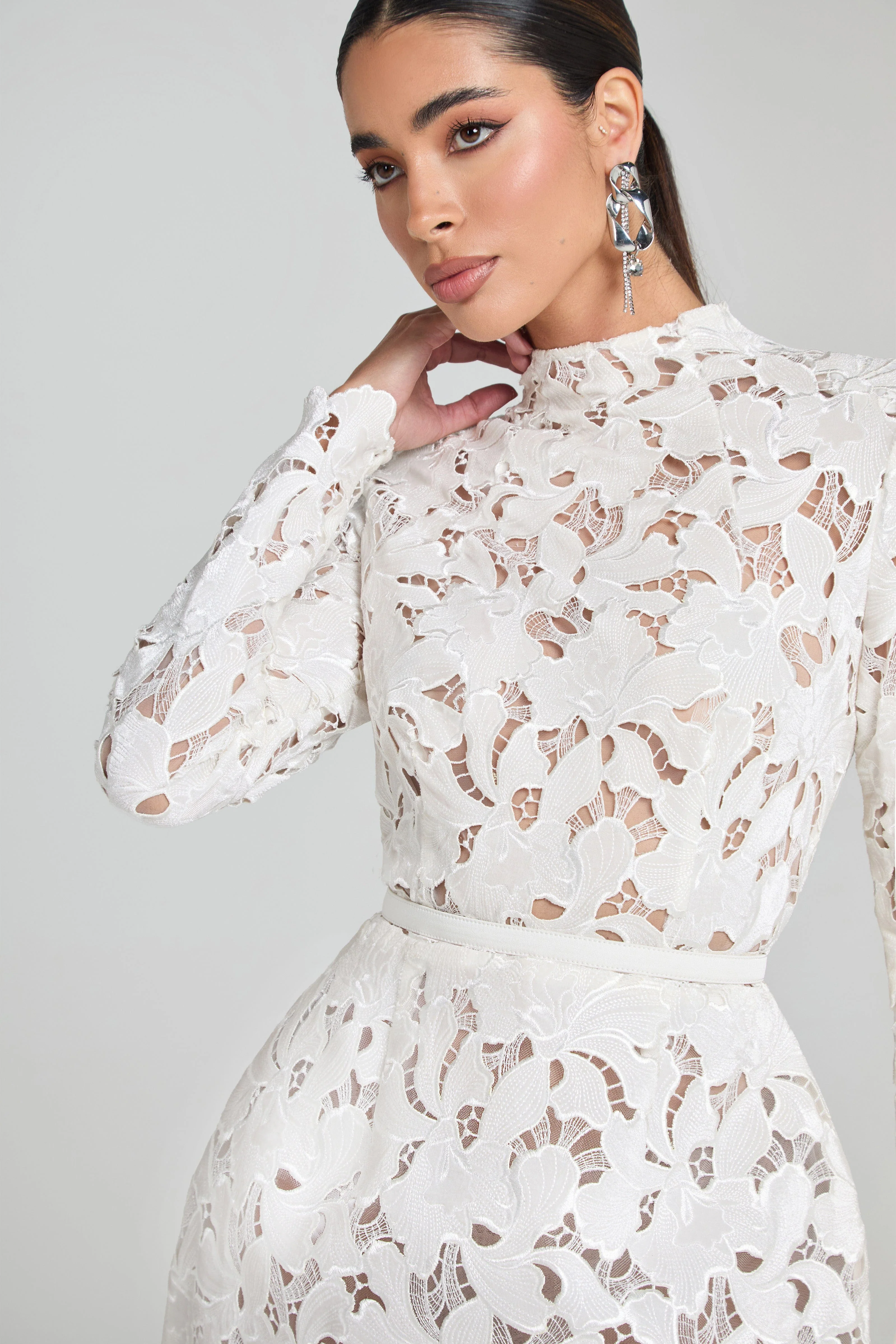 Lydia White Dress - Image 6