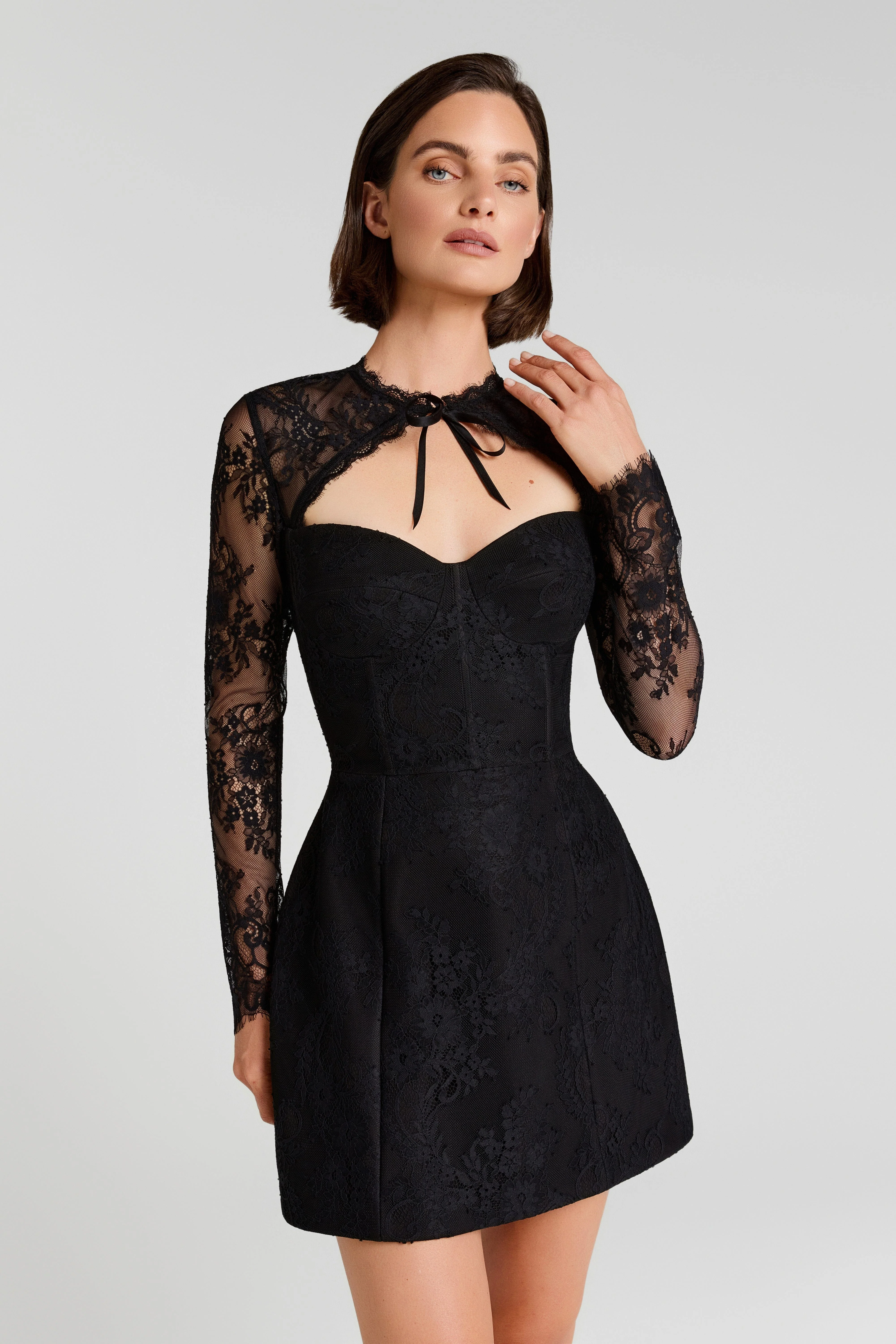 Macie Black Dress - Image 2