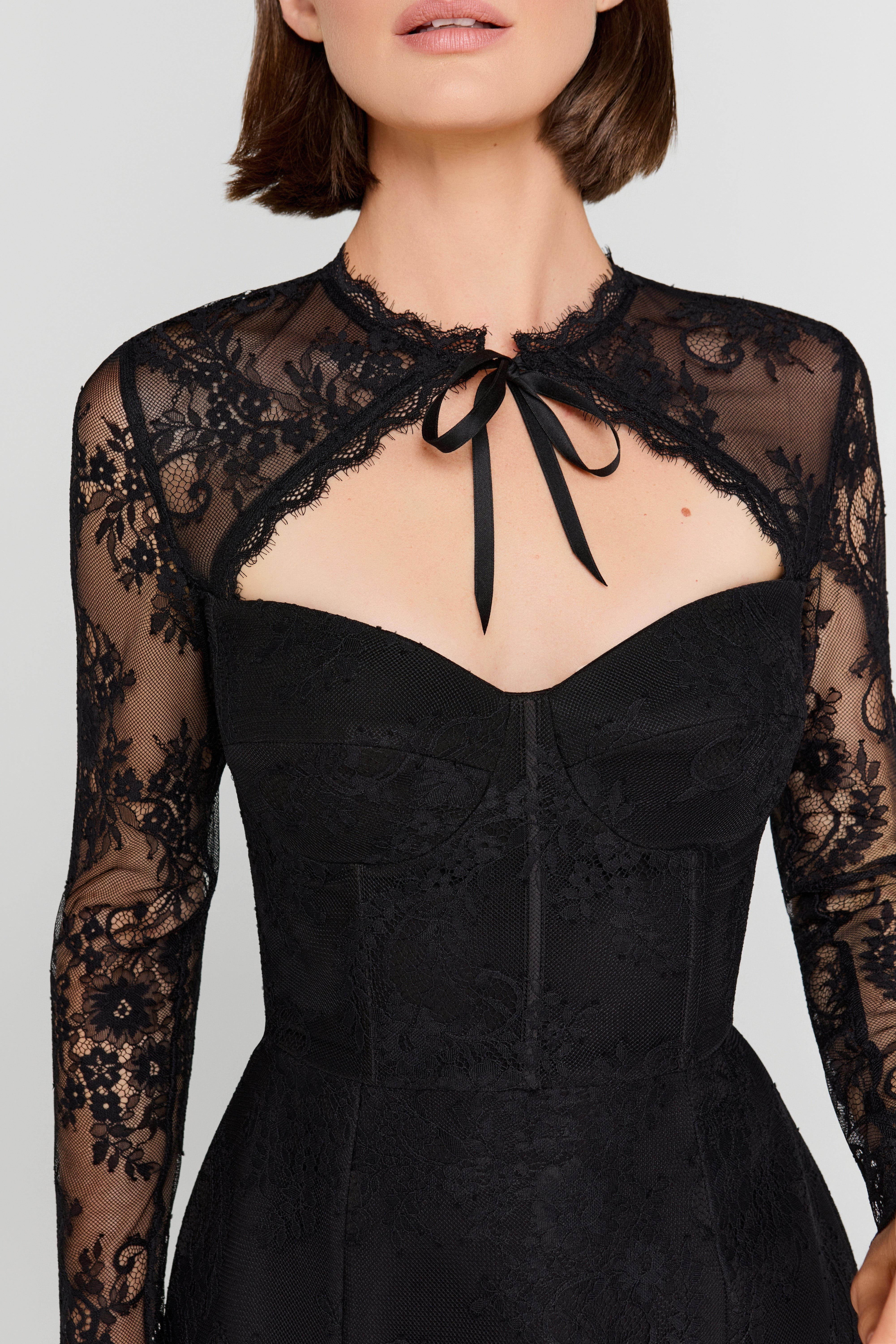 Macie Black Dress - Image 5
