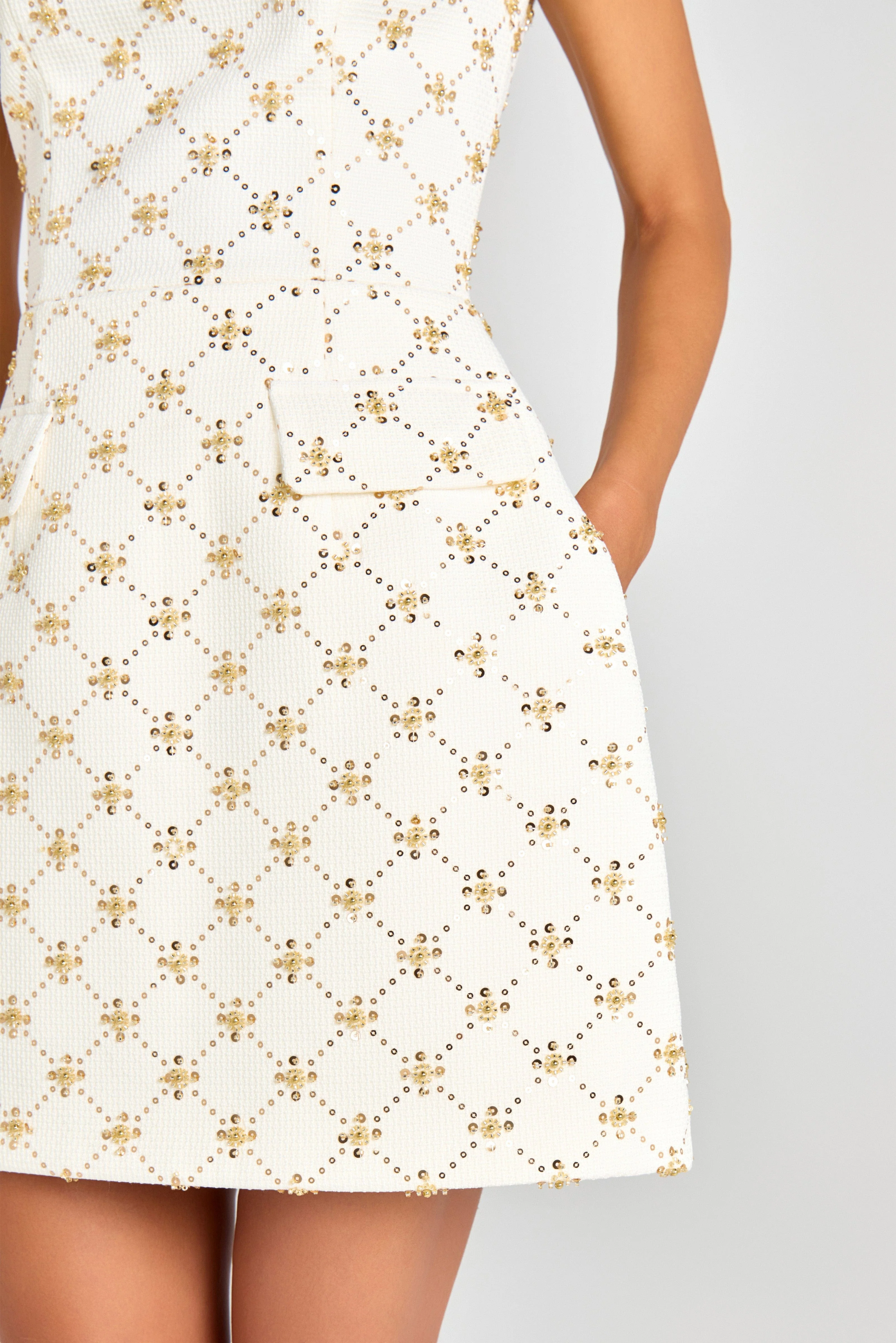 Morgan Ivory Dress - Image 5