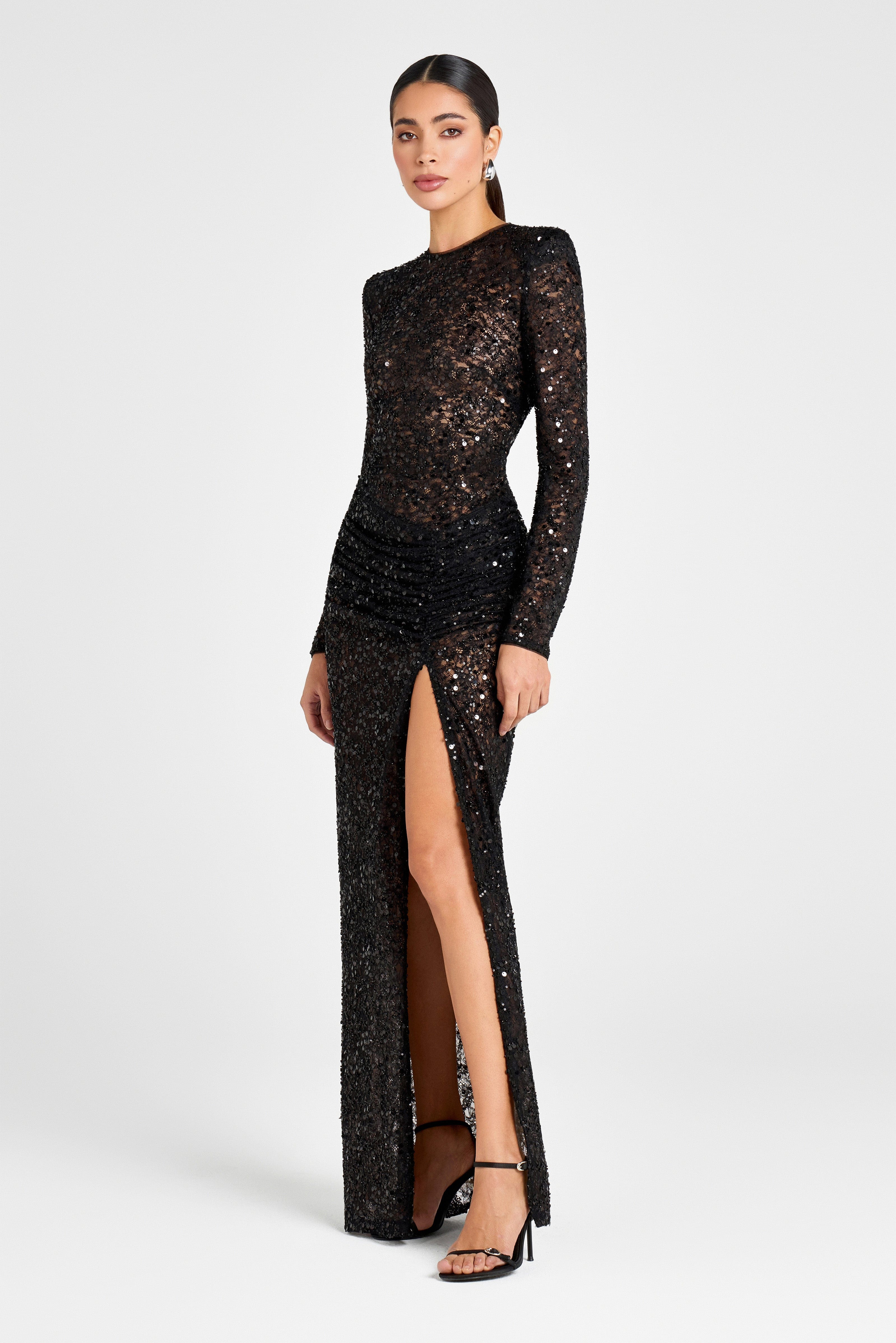 Neve Black Dress - Image 3