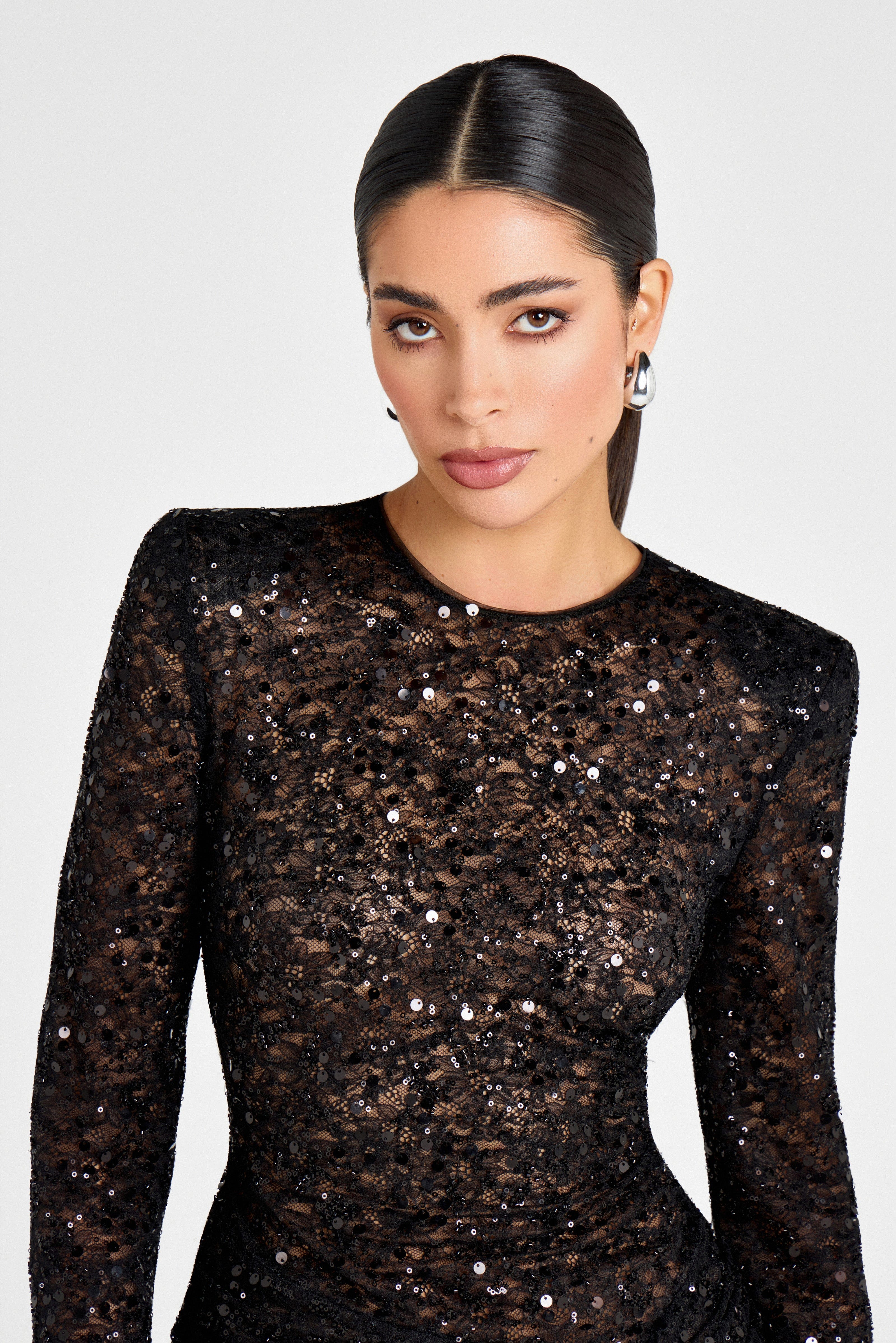 Neve Black Dress - Image 5
