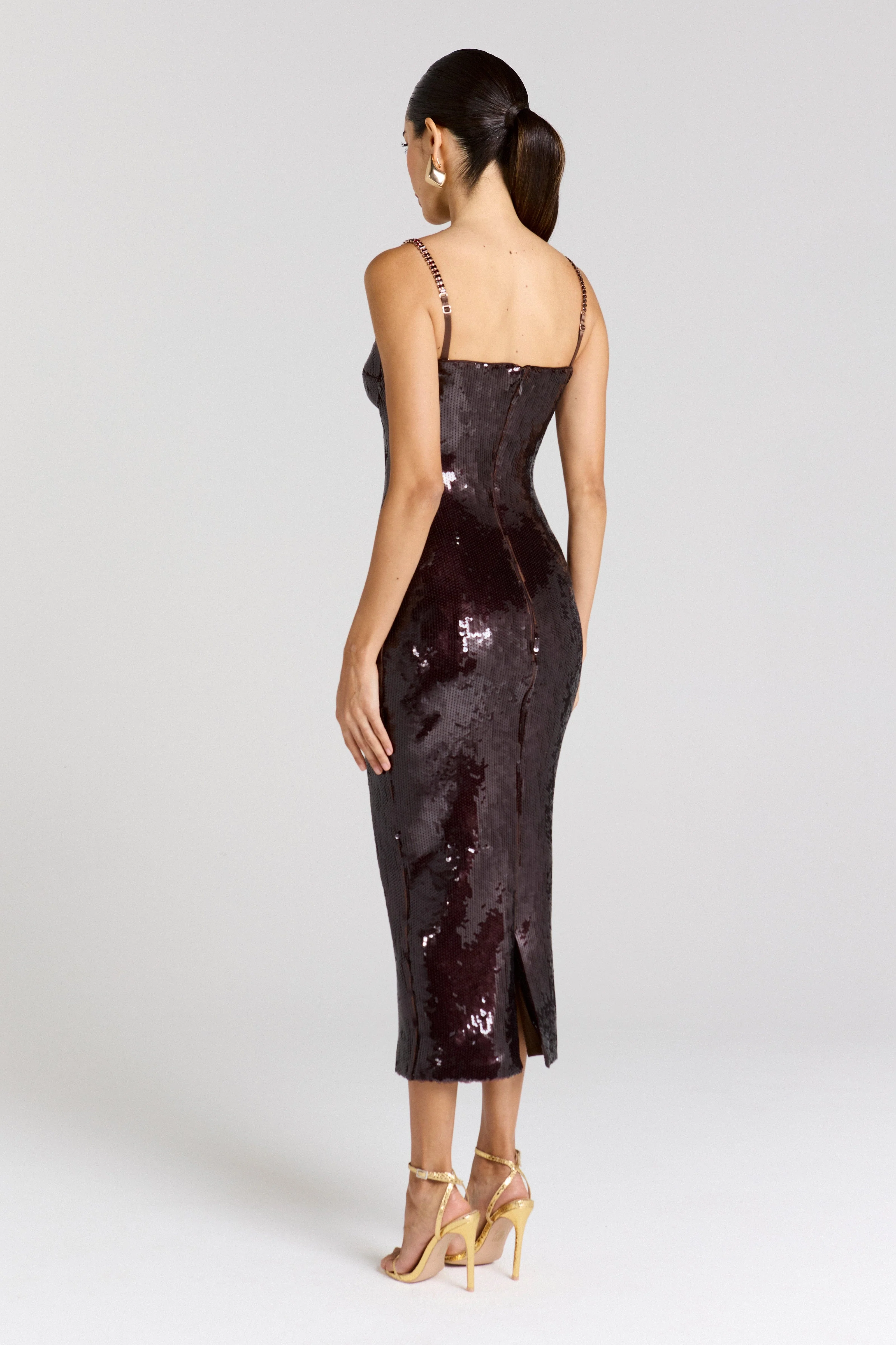 Reese Brown Dress - Image 4
