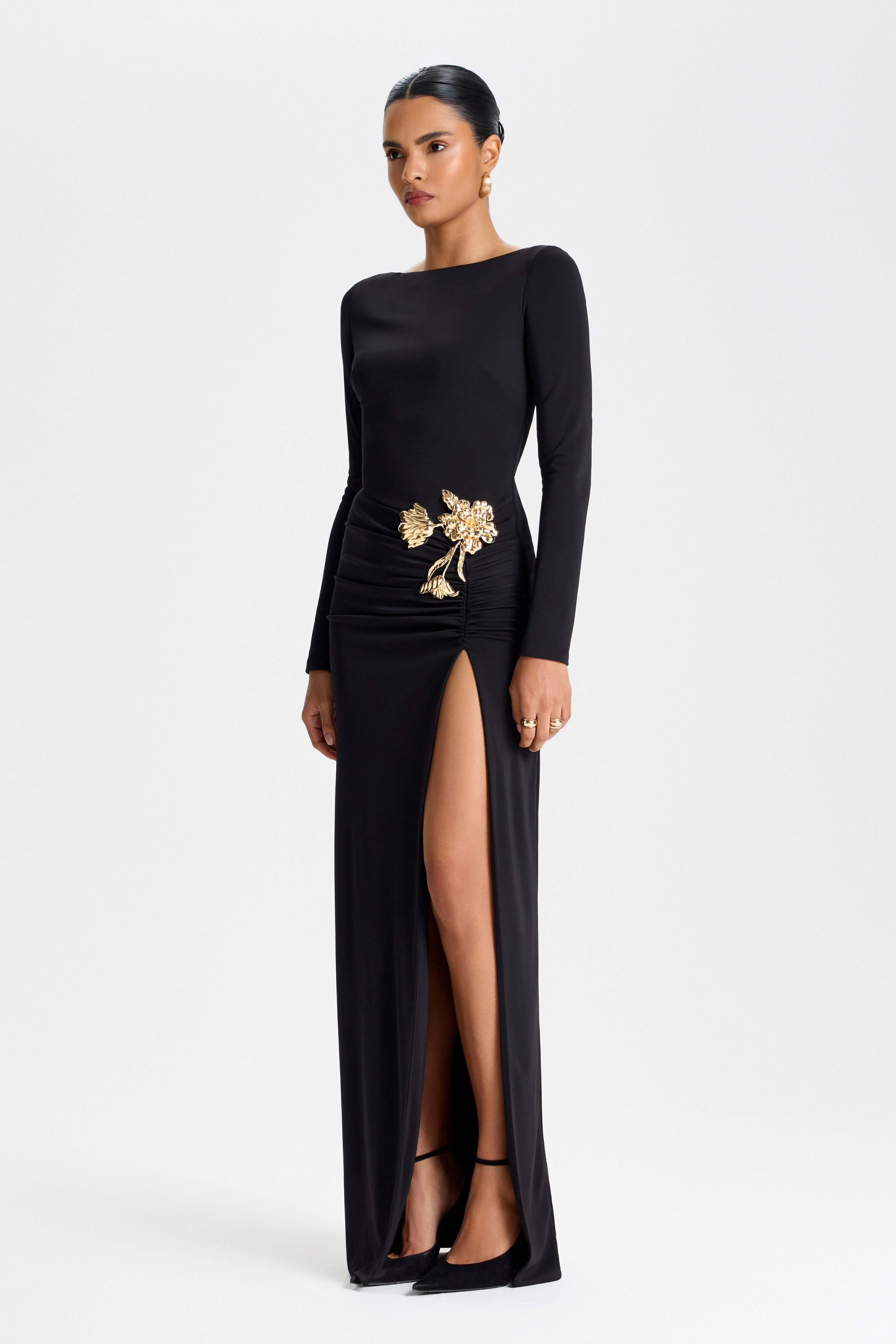 Romy Black Dress - Image 3