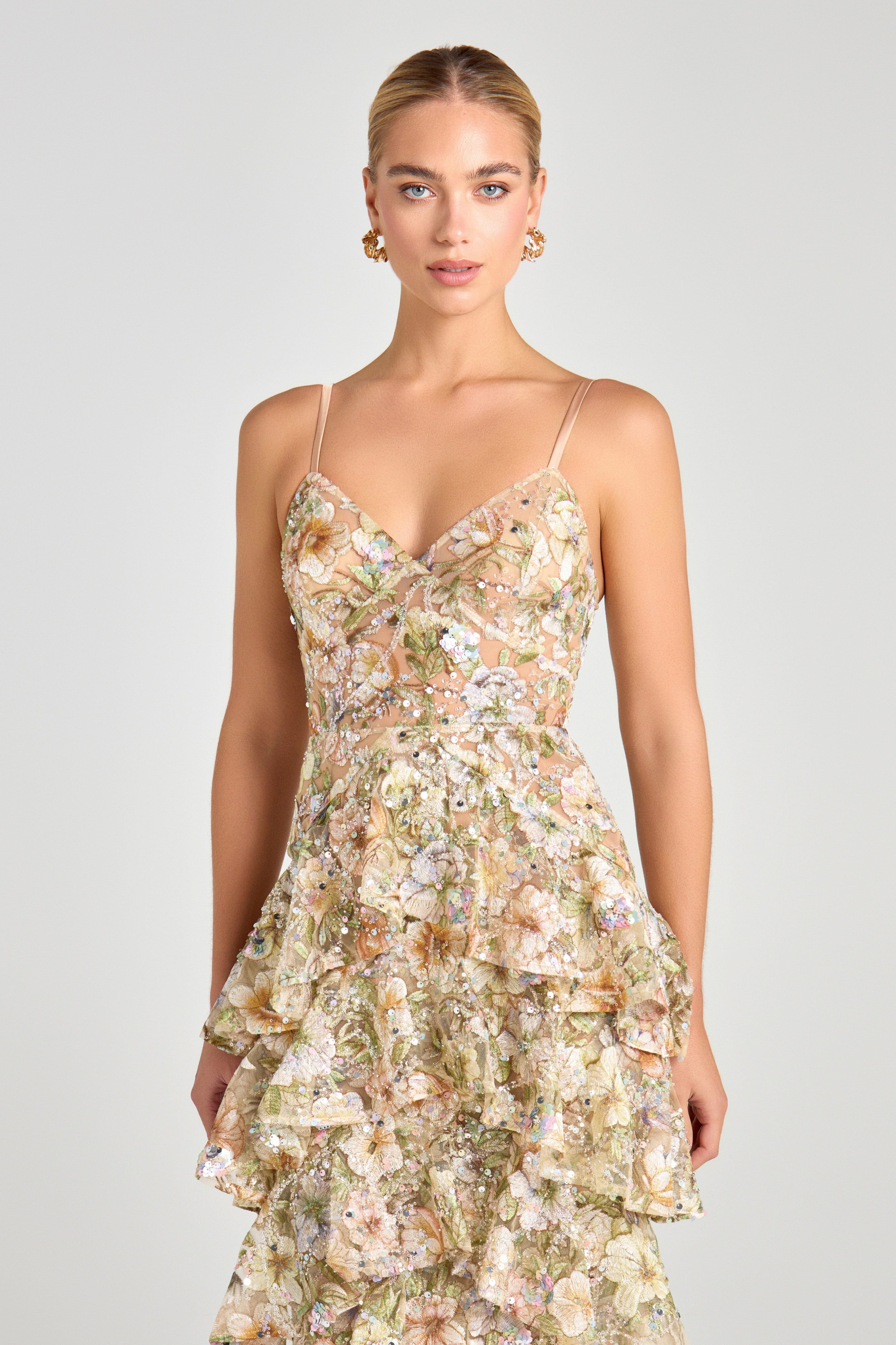 Saffron Floral Dress - Image 2