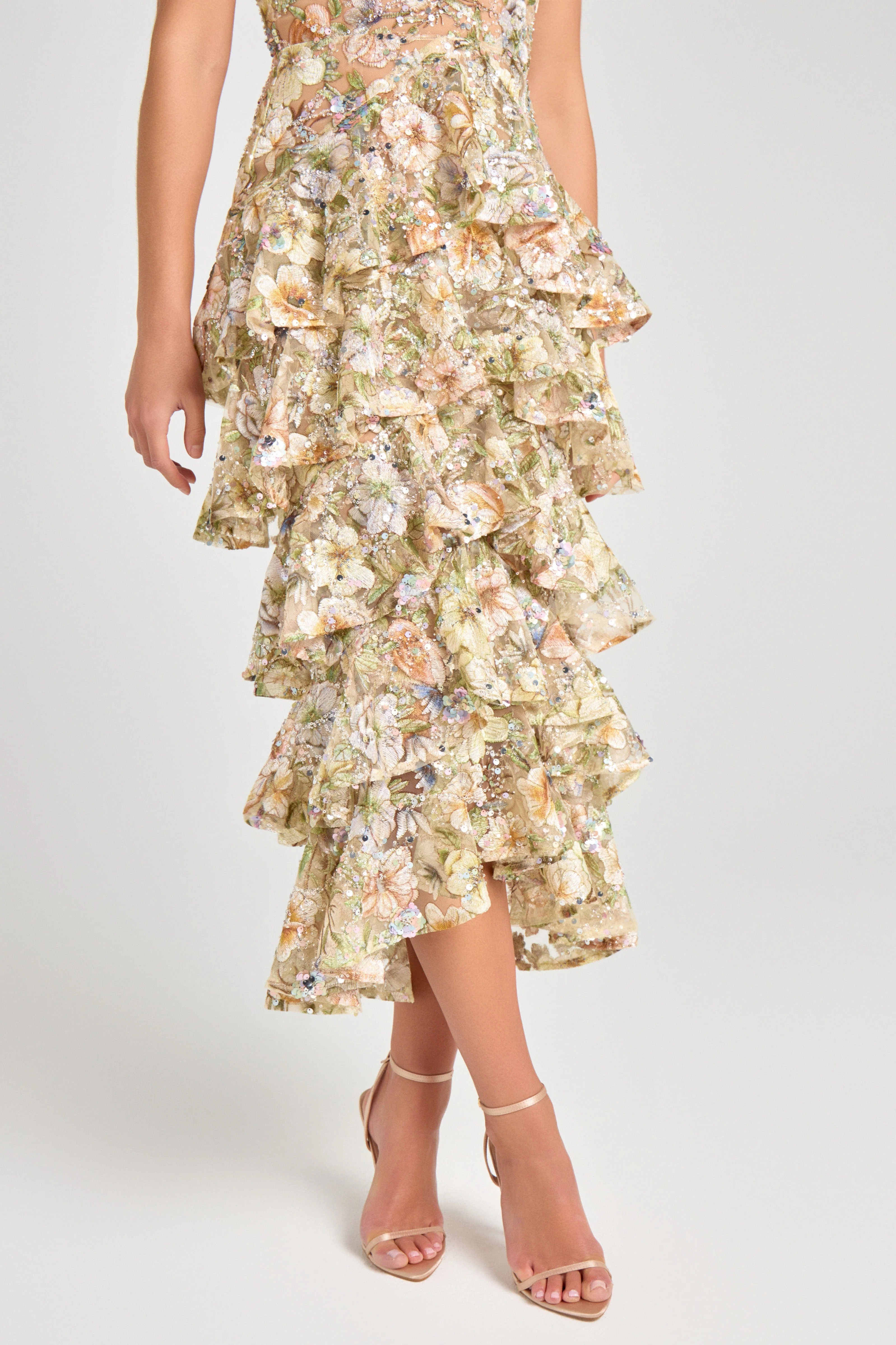 Saffron Floral Dress - Image 7