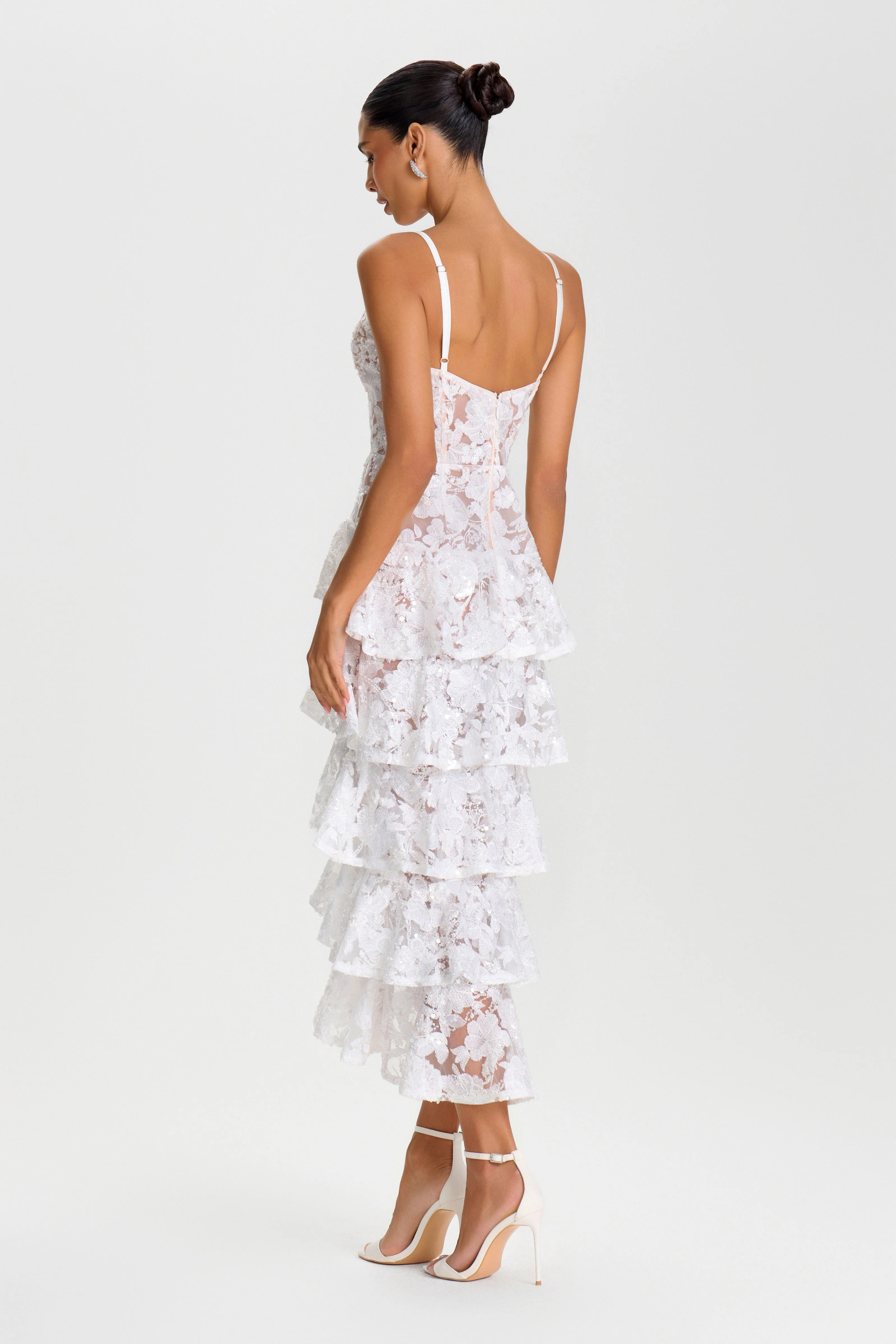 Saffron White Dress - Image 3