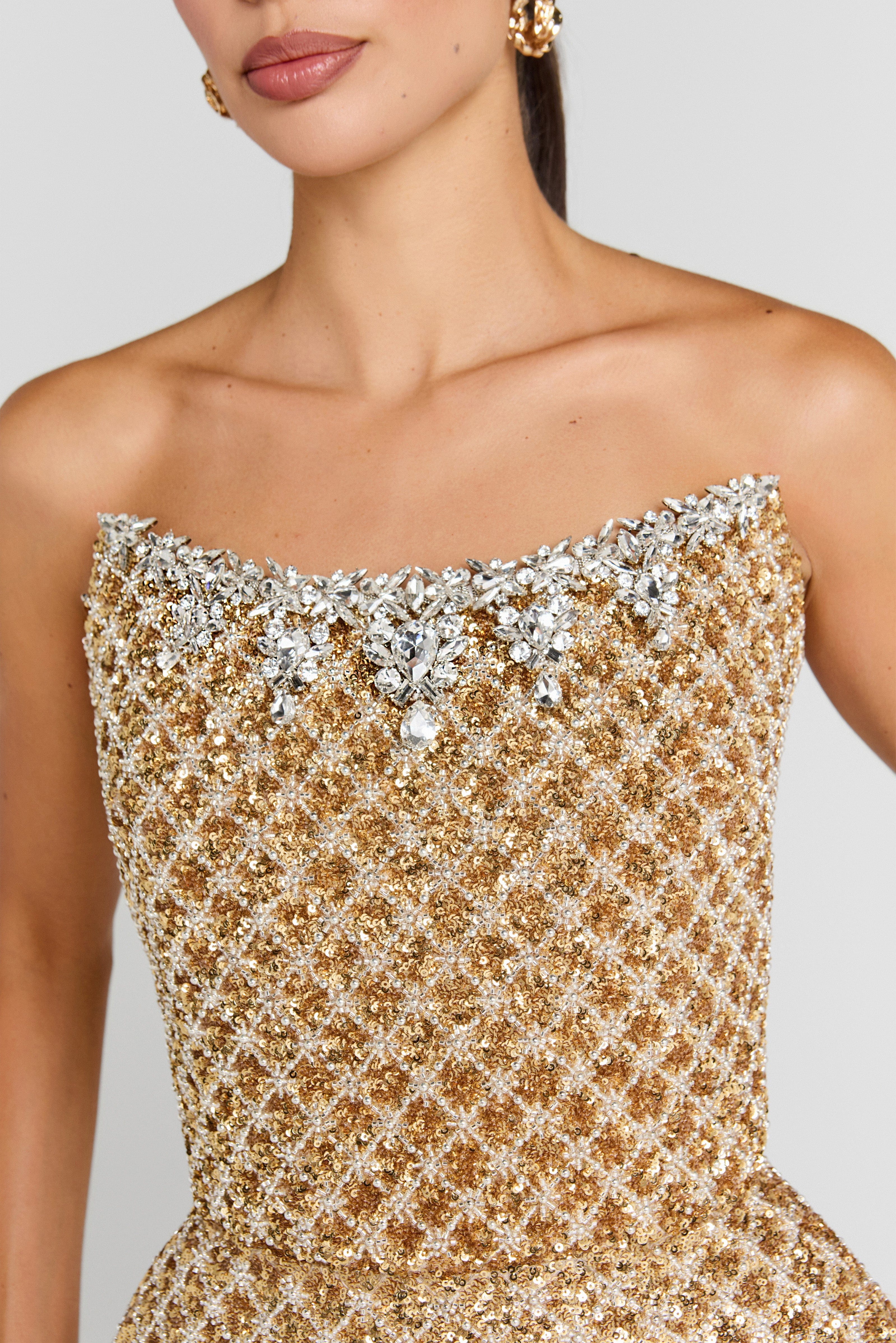 Savannah Gold Dress - Image 5