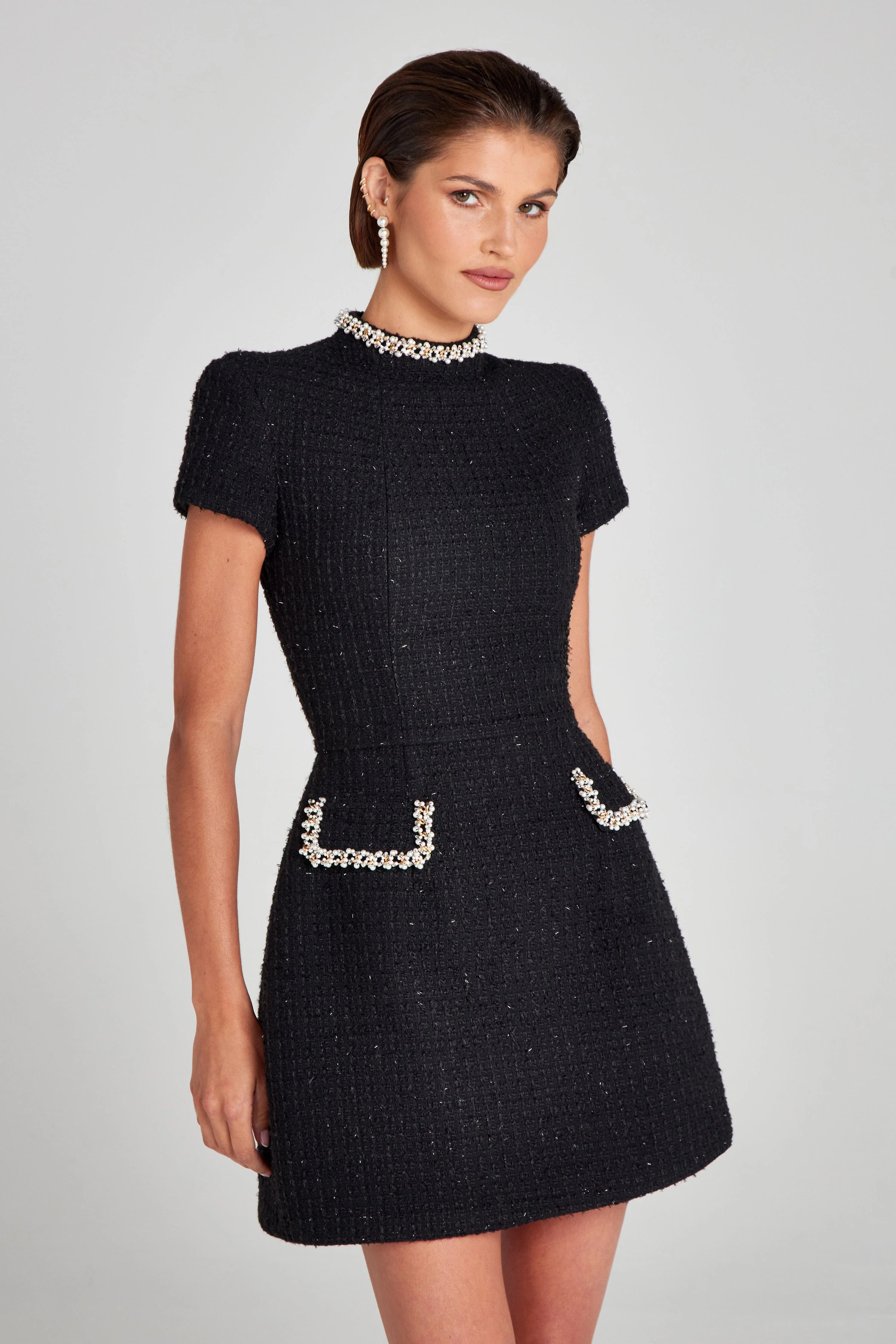 Simone Black Dress - Image 5