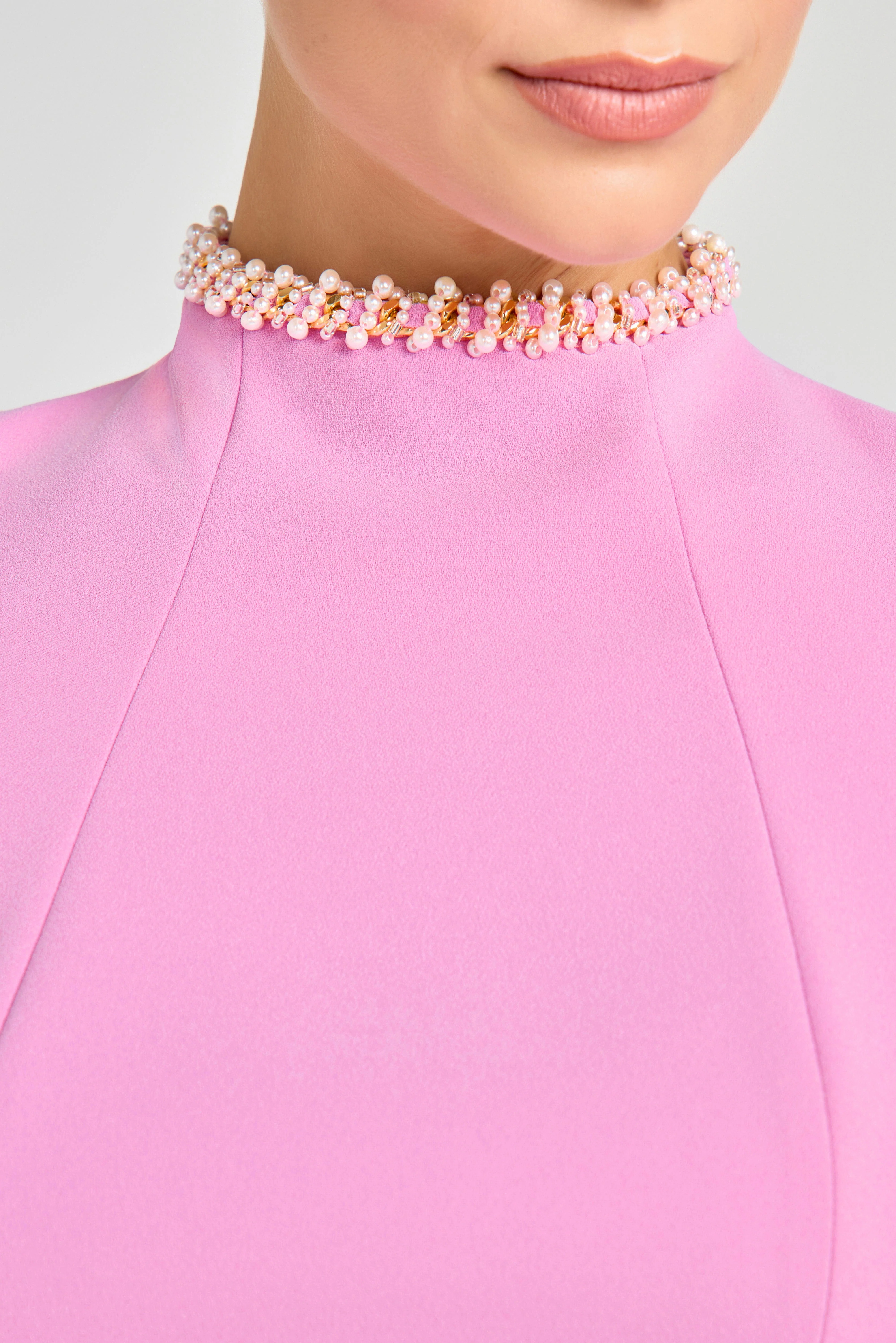 Simone Pink Dress - Image 5