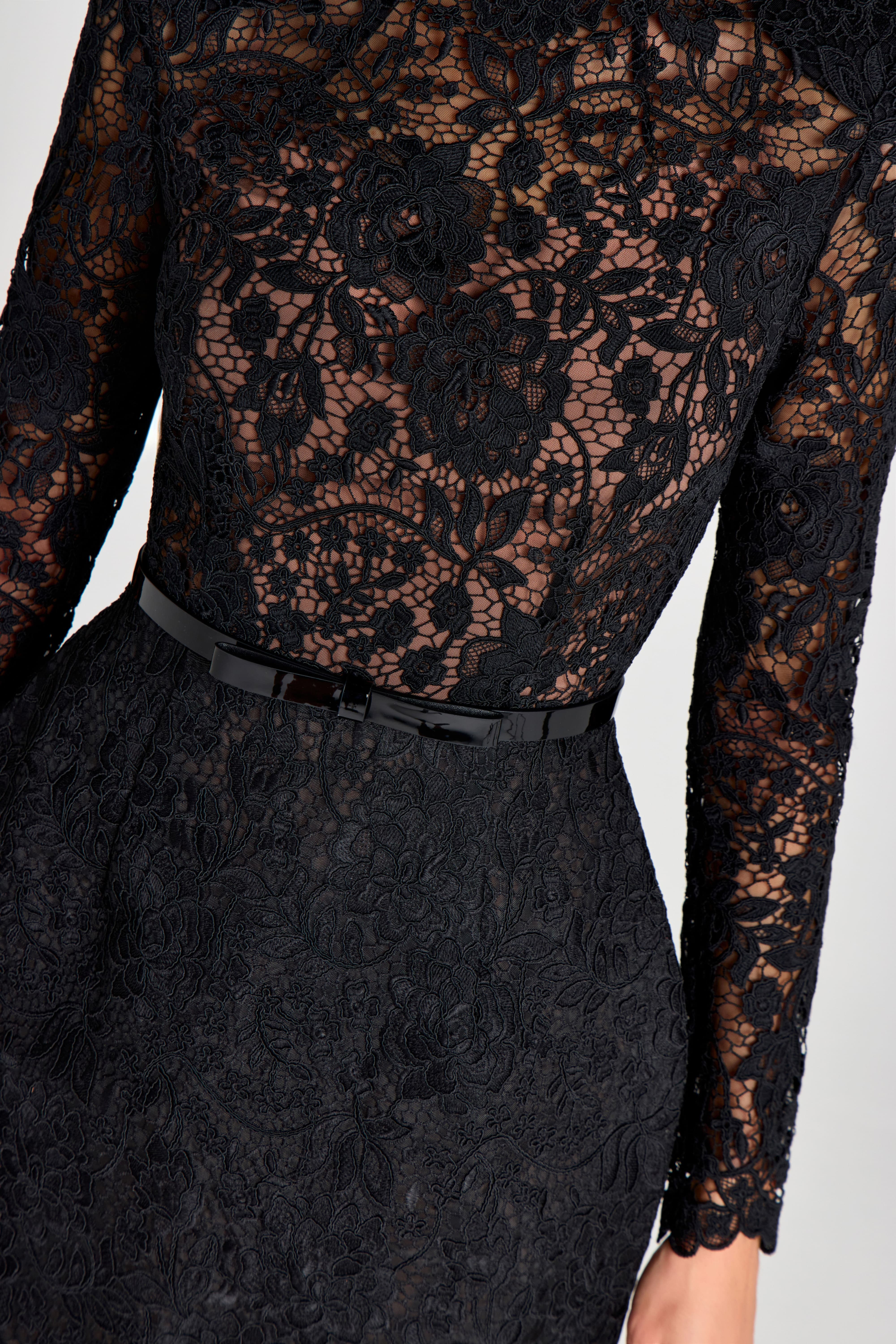 Sophie Black Dress - Image 7