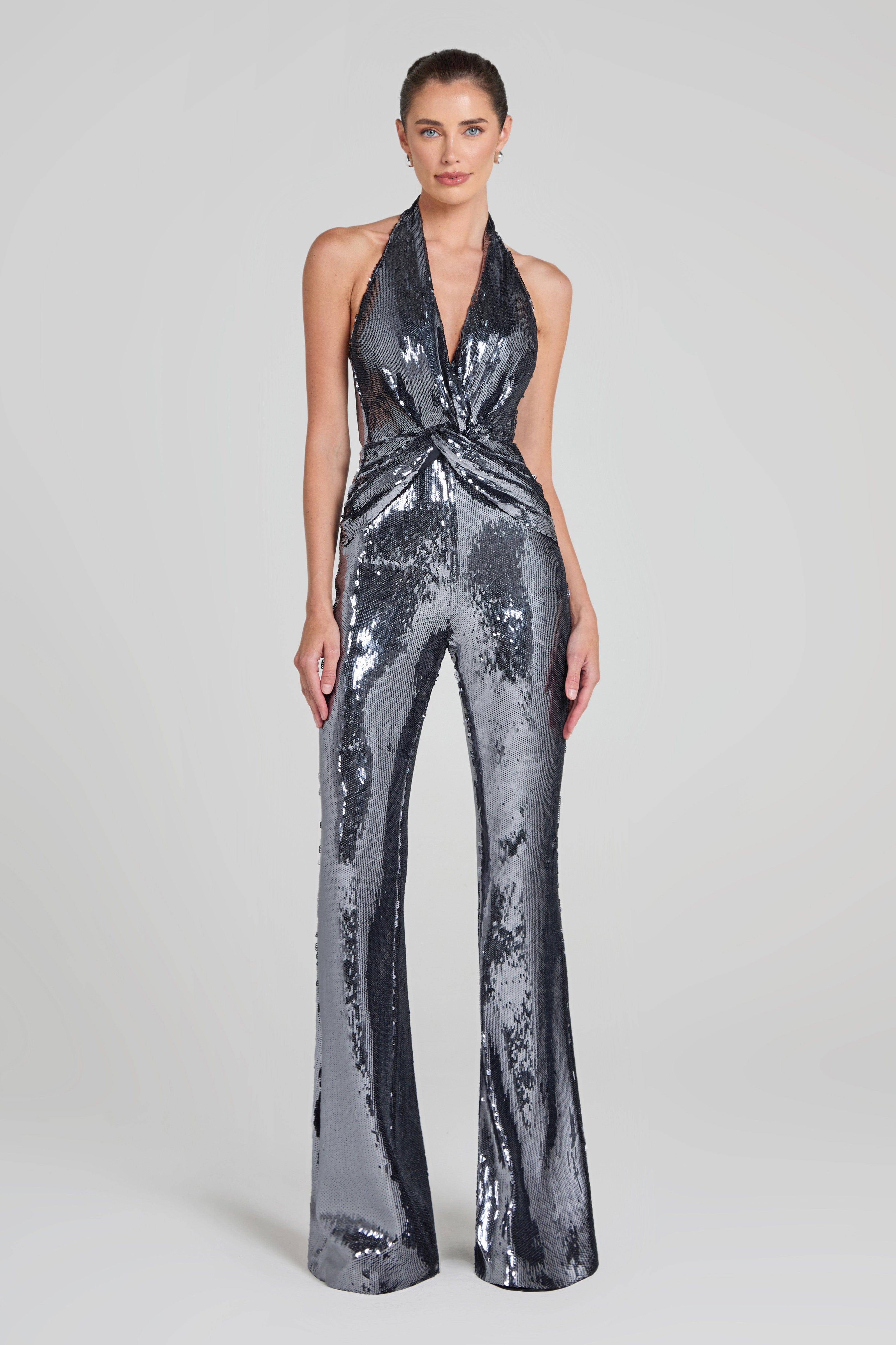 Tianna Silver Jumpsuit - Image 6